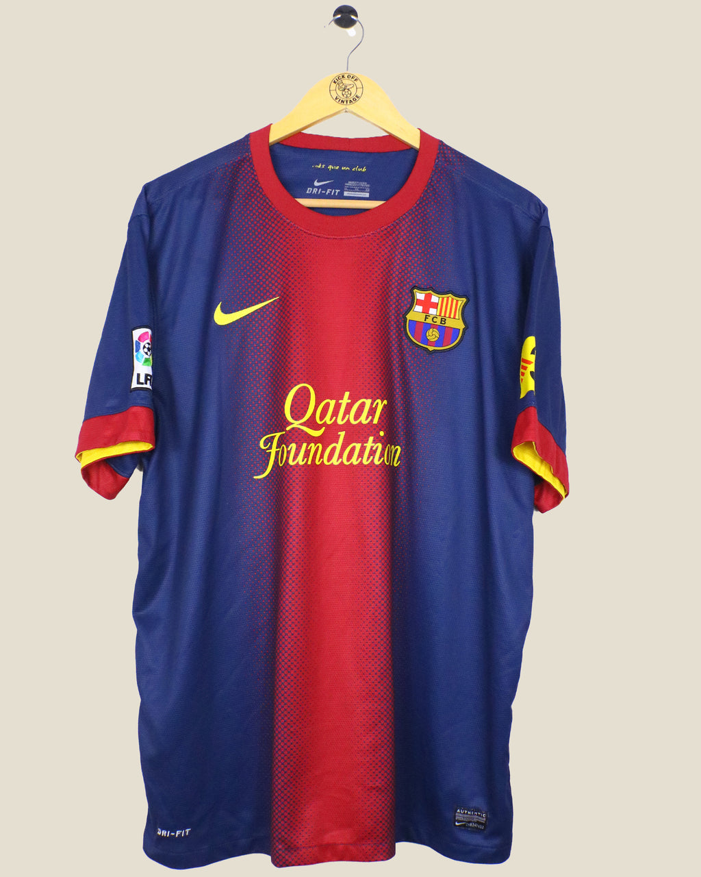BARCELONA 2012/13 XAVI HOME SHIRT (XL) NIKE