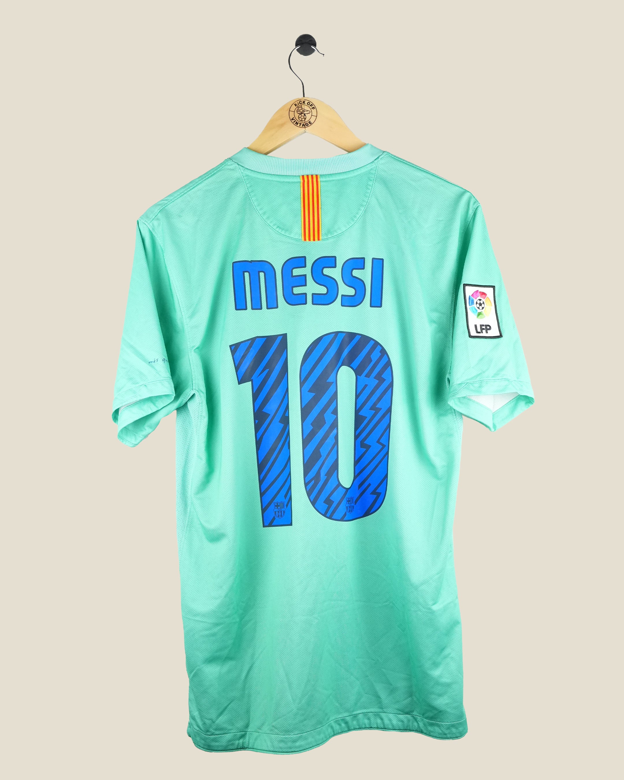 BARCELONA 2010/11 MESSI AWAY SHIRT (M) NIKE