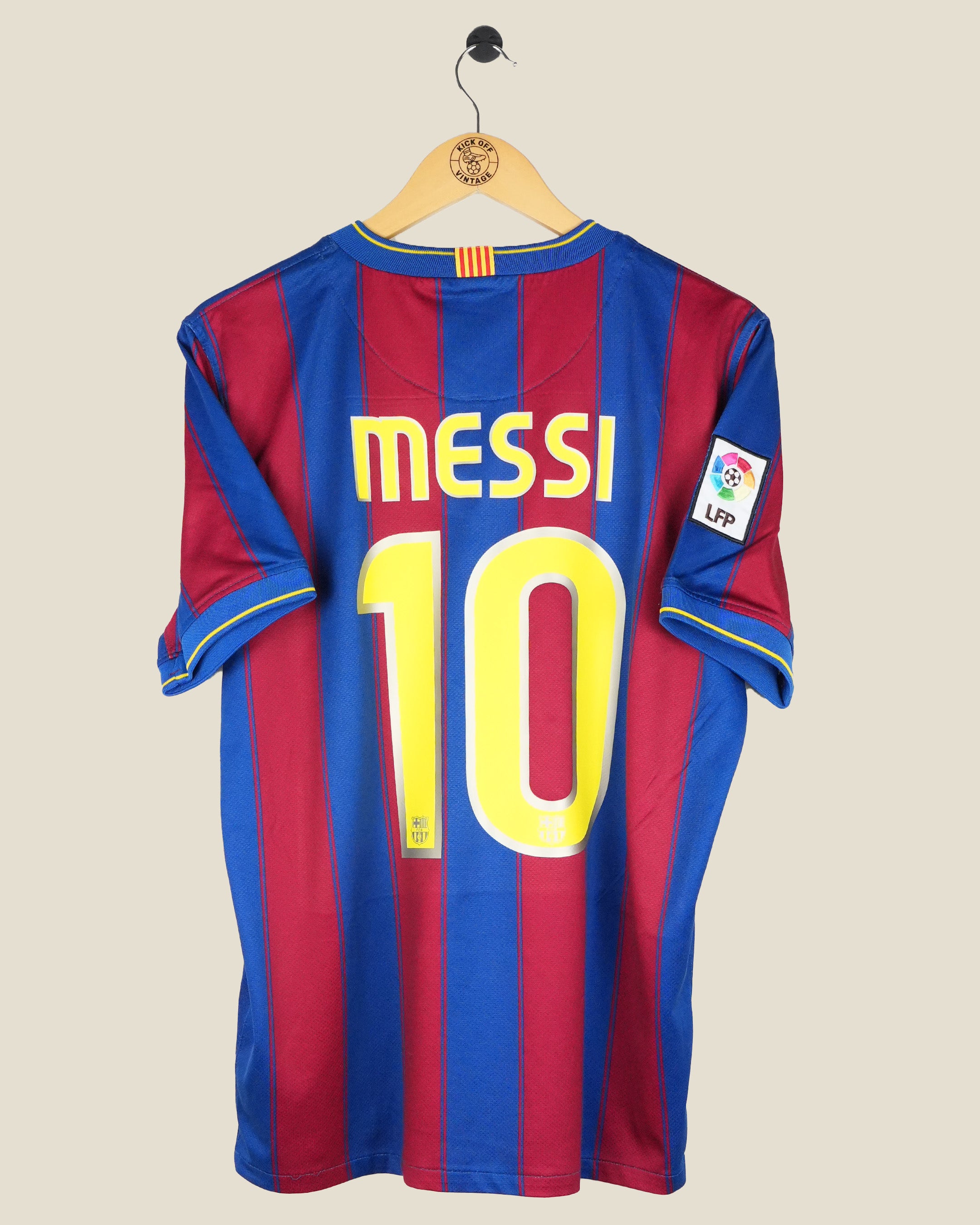 BARCELONA 2009/10 MESSI HOME SHIRT (M) NIKE