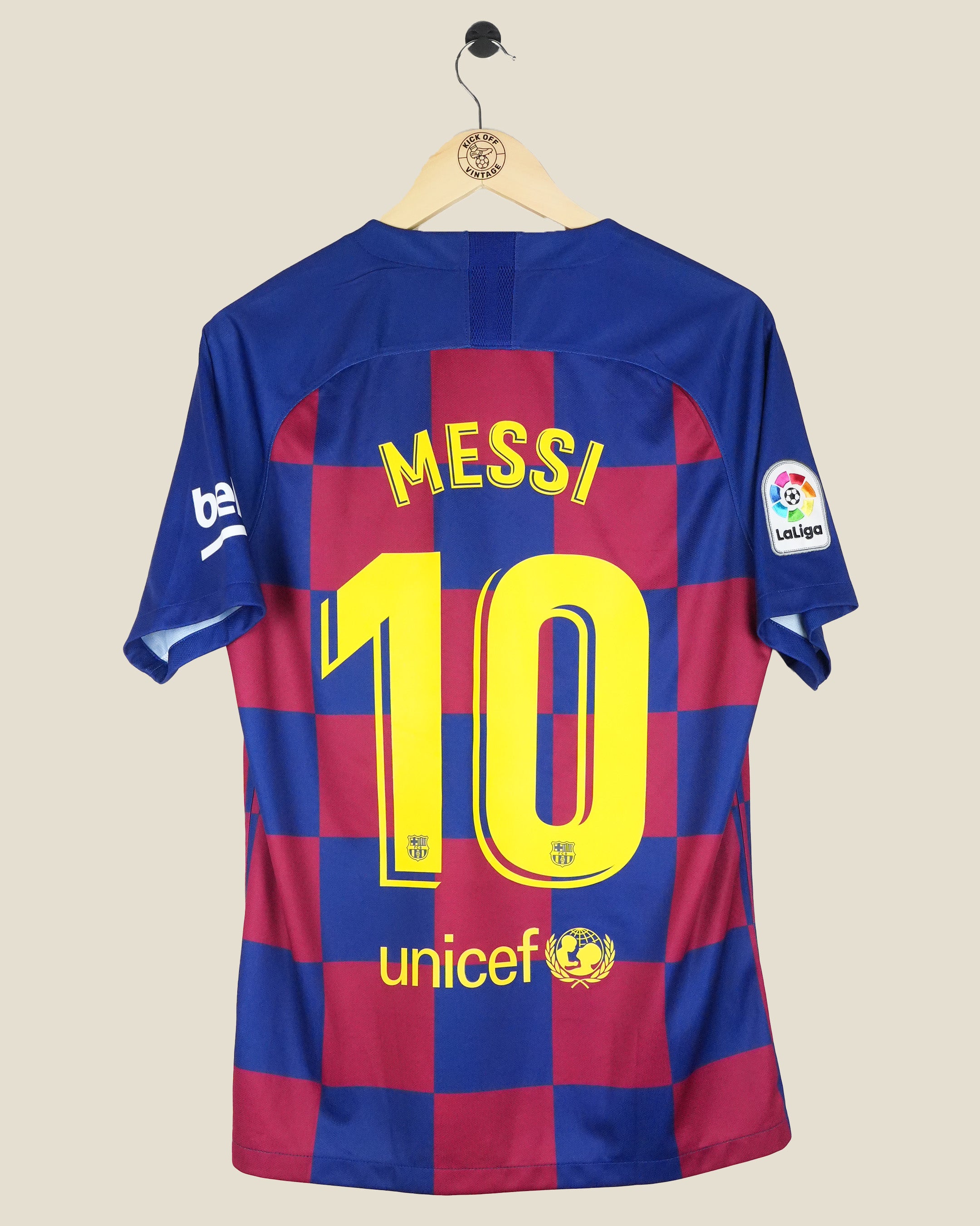 BARCELONA 2019/20 MESSI HOME SHIRT (M) NIKE