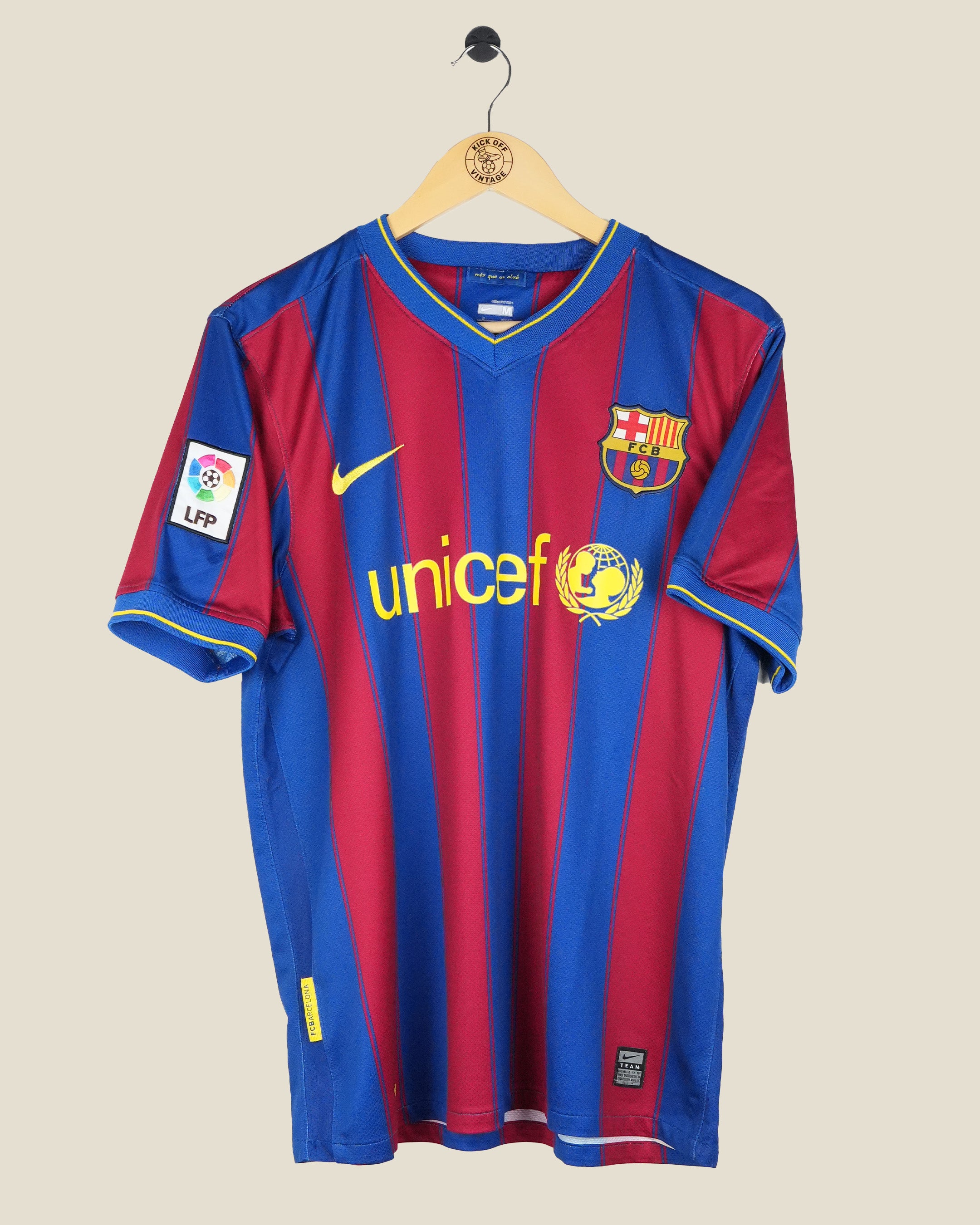 BARCELONA 2009/10 MESSI HOME SHIRT (M) NIKE