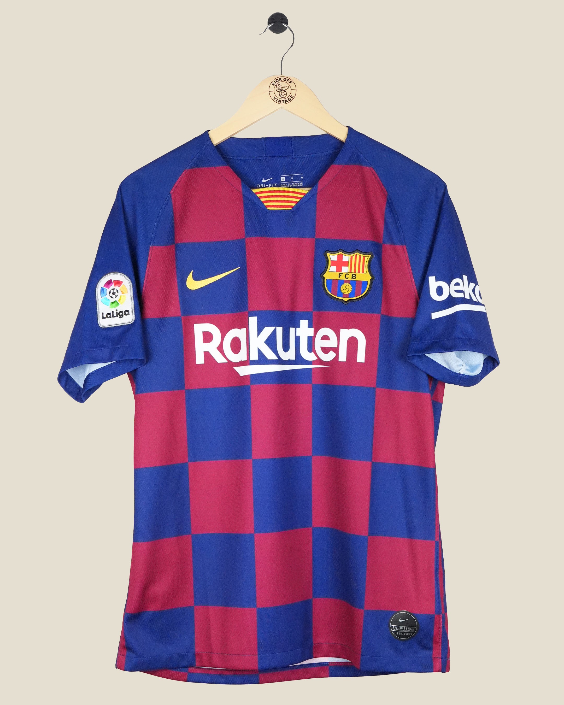BARCELONA 2019/20 MESSI HOME SHIRT (M) NIKE