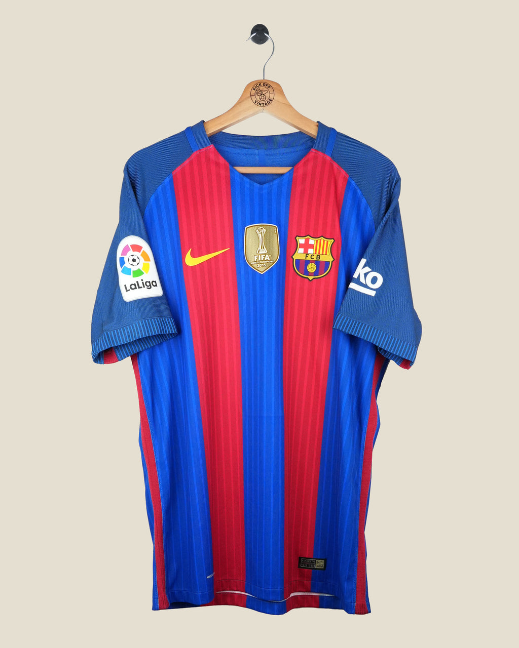 BARCELONA 2016/17 NEYMAR PLAYER VERSION HOME SHIRT BNWT (L) NIKE