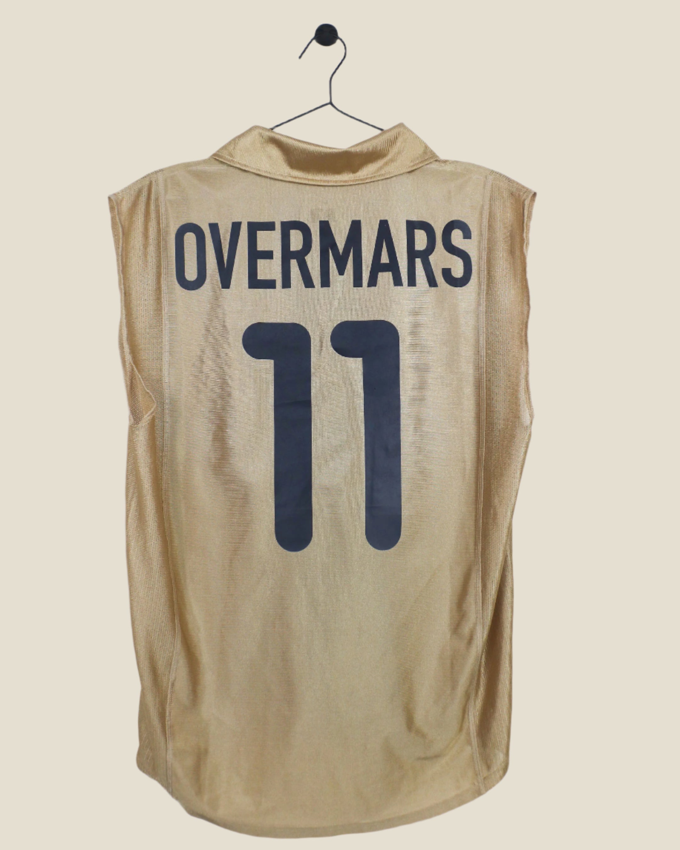 BARCELONA 2001/02 OVERMARS #11 AWAY SHIRT (M) NIKE