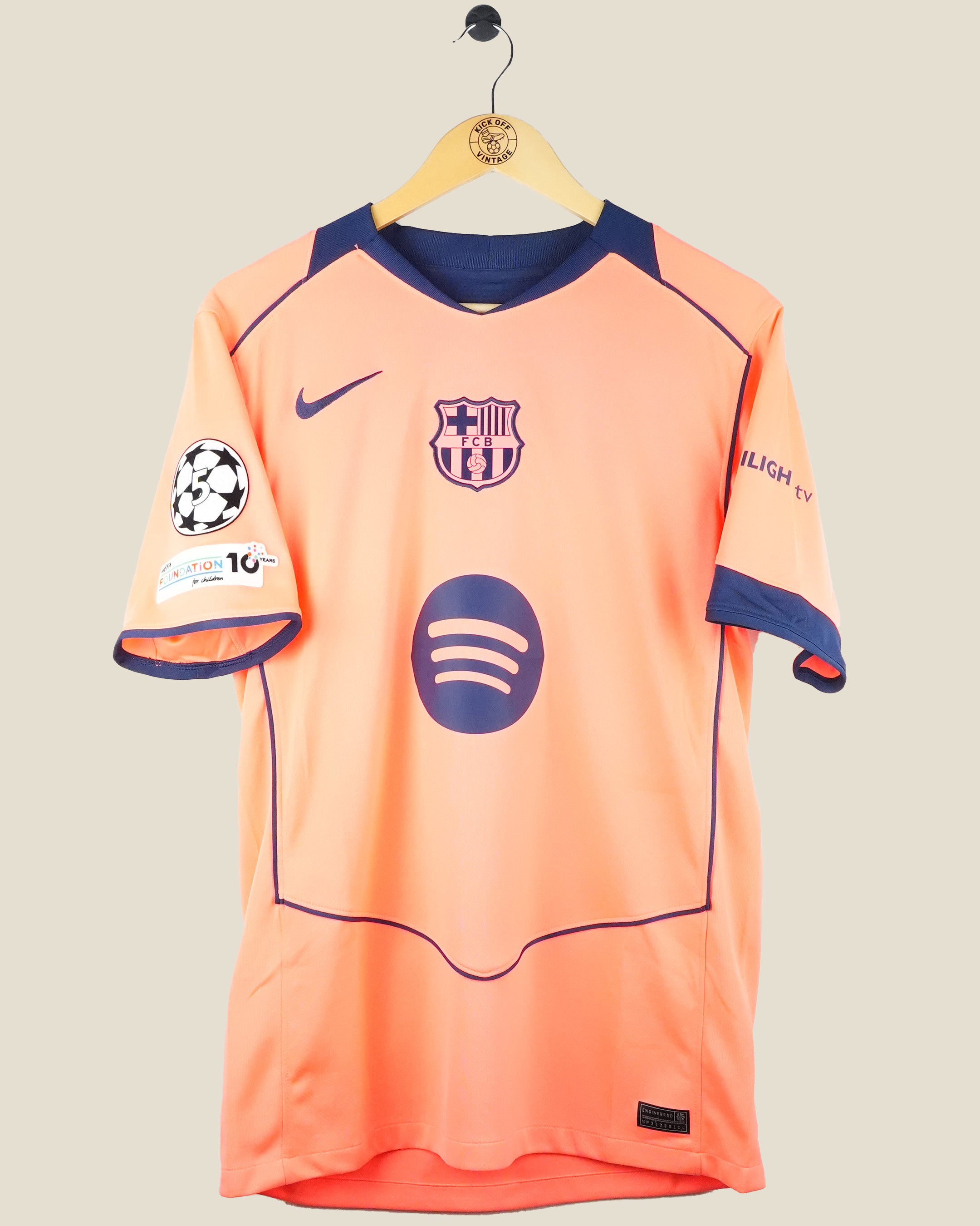 BARCELONA 2025/26 PEDRI UCL THIRD SHIRT (M) NIKE
