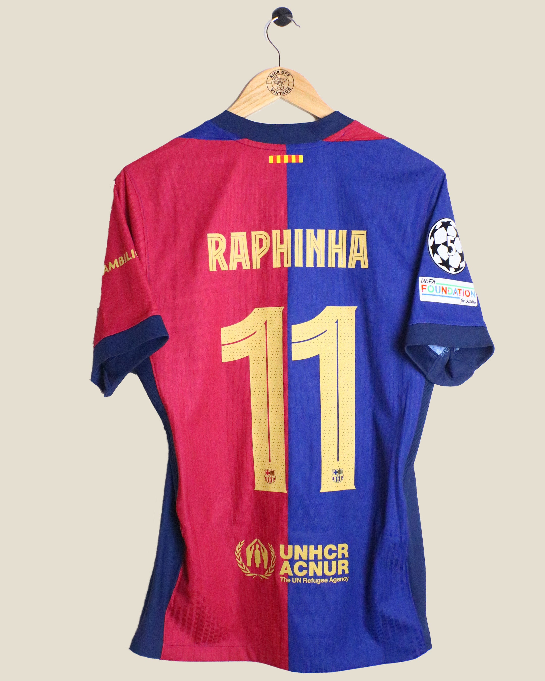 BARCELONA 2024/25 RAPHINHA UCL HOME PLAYER VERSION (S) NIKE