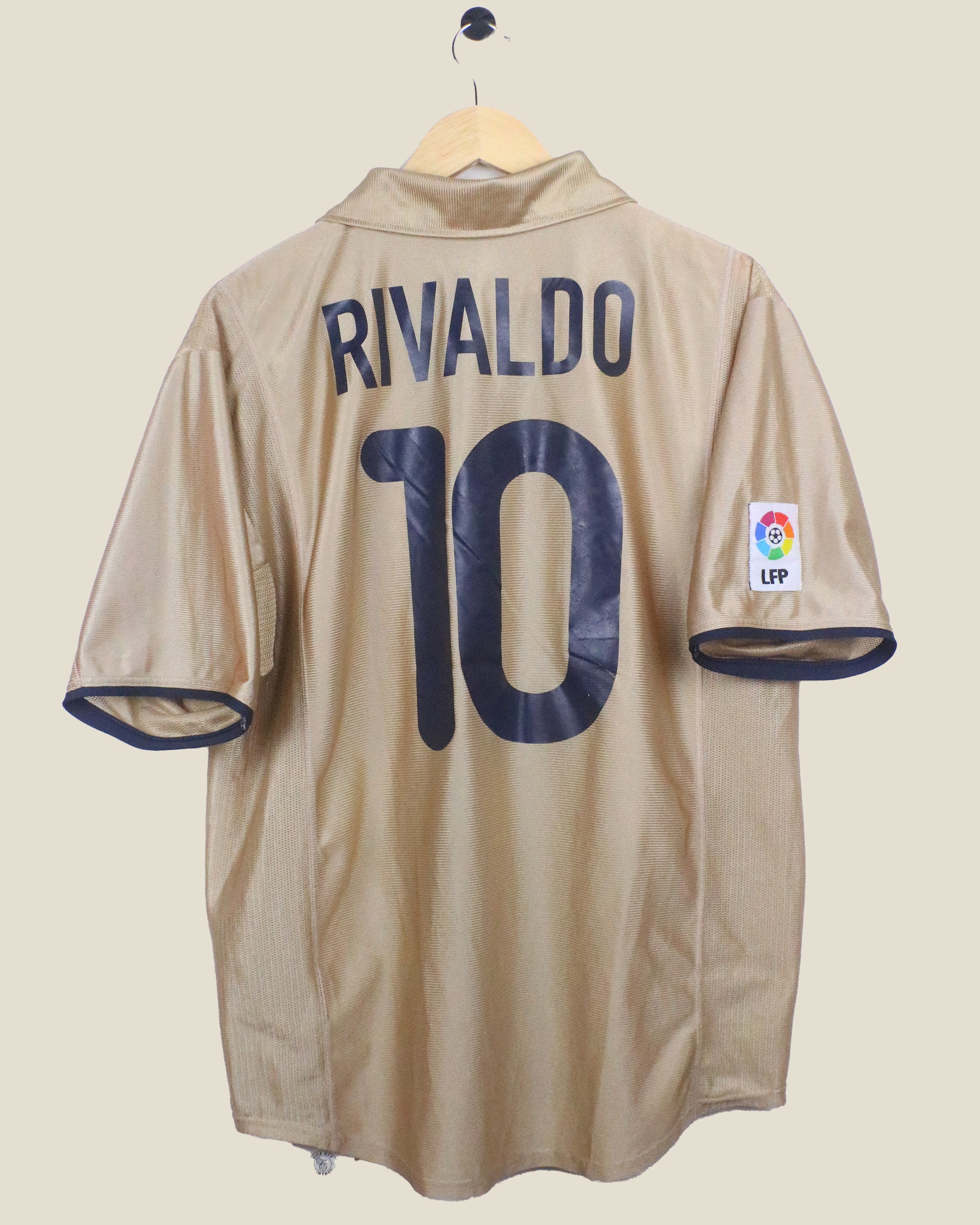 BARCELONA 2001/02 RIVALDO #10 AWAY (L) NIKE