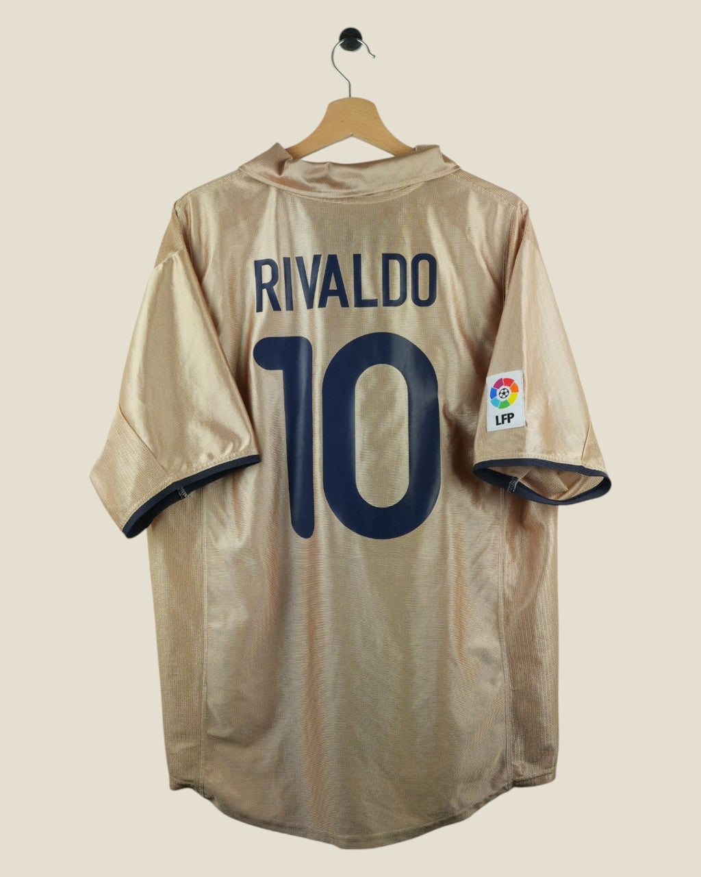 BARCELONA 2001/02 RIVALDO AWAY SHIRT (XL) NIKE