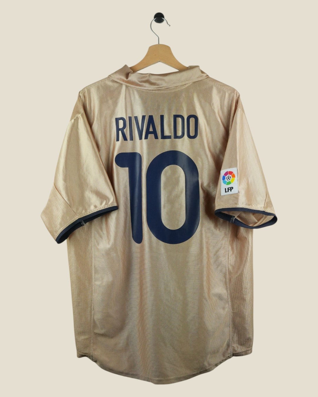 BARCELONA 2001/02 RIVALDO AWAY SHIRT (XL) NIKE