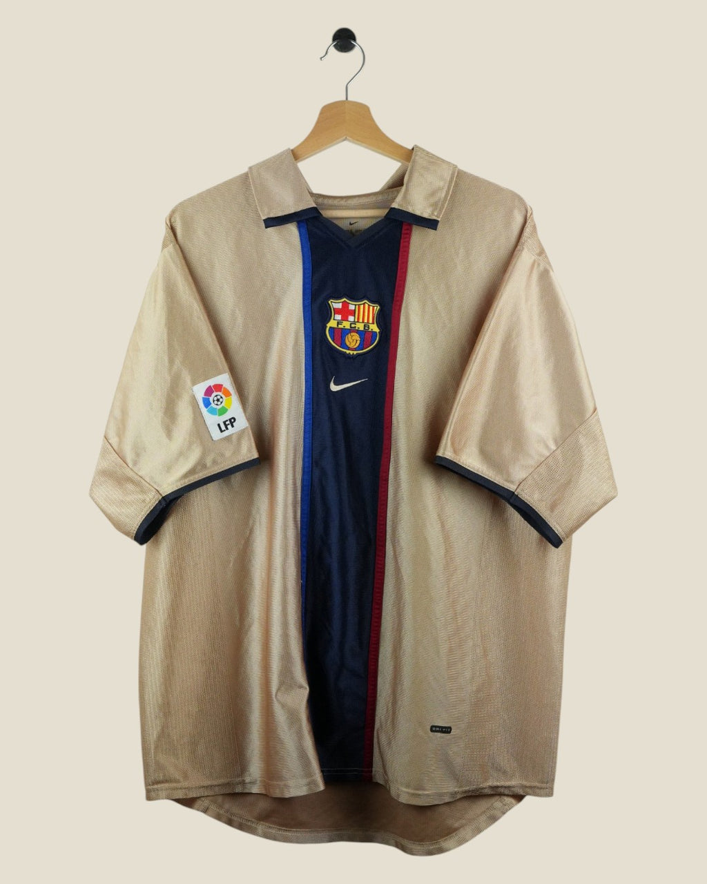 BARCELONA 2001/02 RIVALDO AWAY SHIRT (XL) NIKE