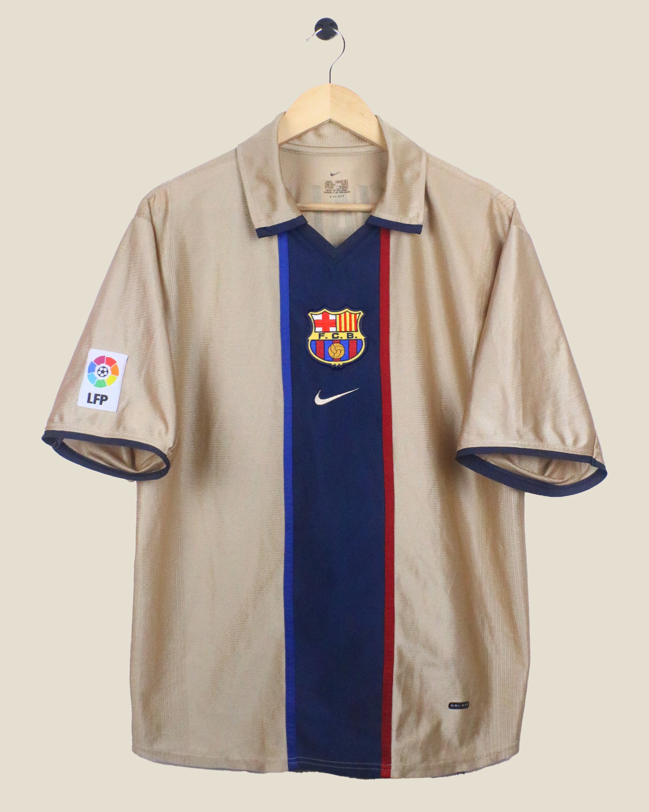 BARCELONA 2001/02 RIVALDO #10 AWAY (L) NIKE