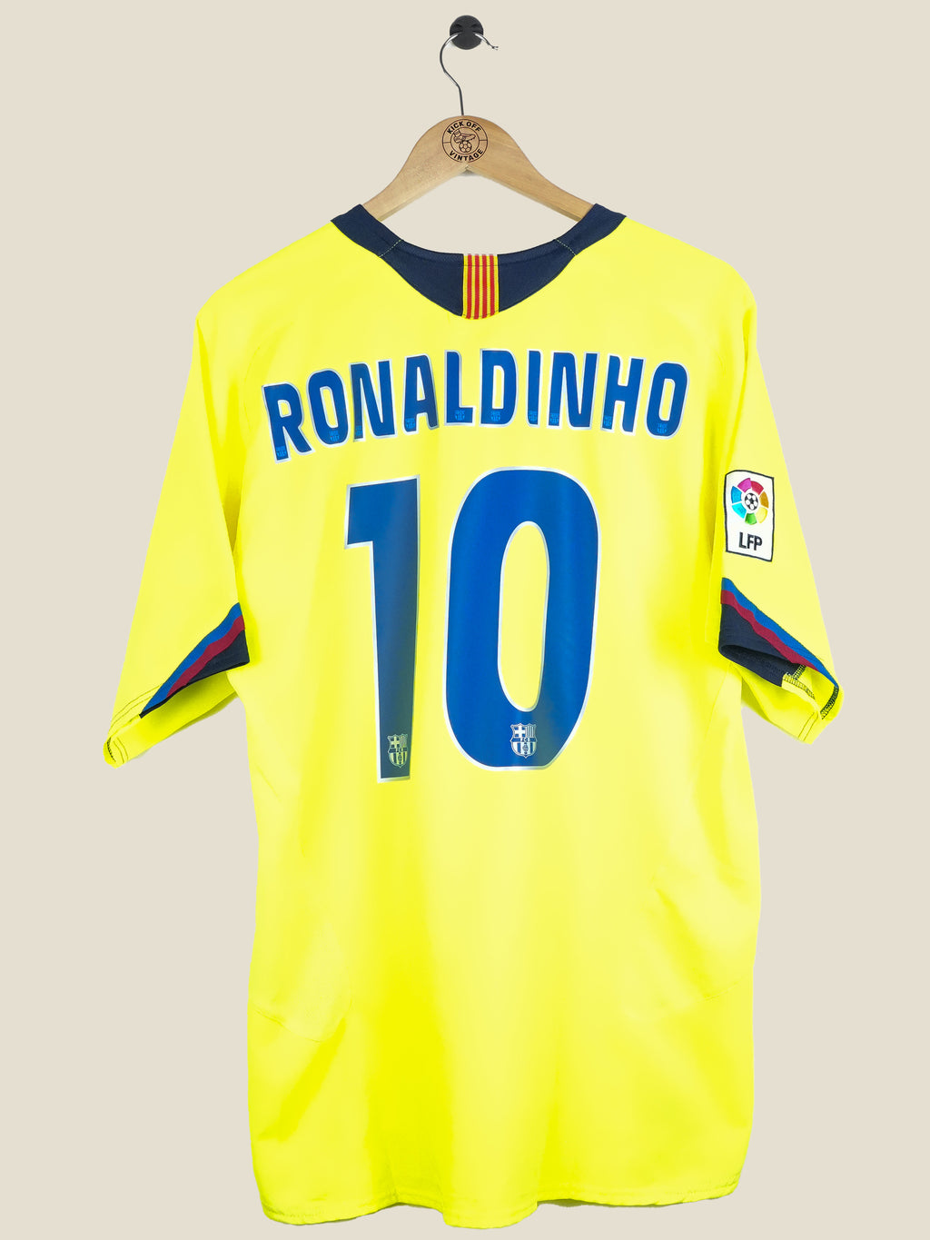 BARCELONA 2005/06 RONALDINHO AWAY (L) NIKE