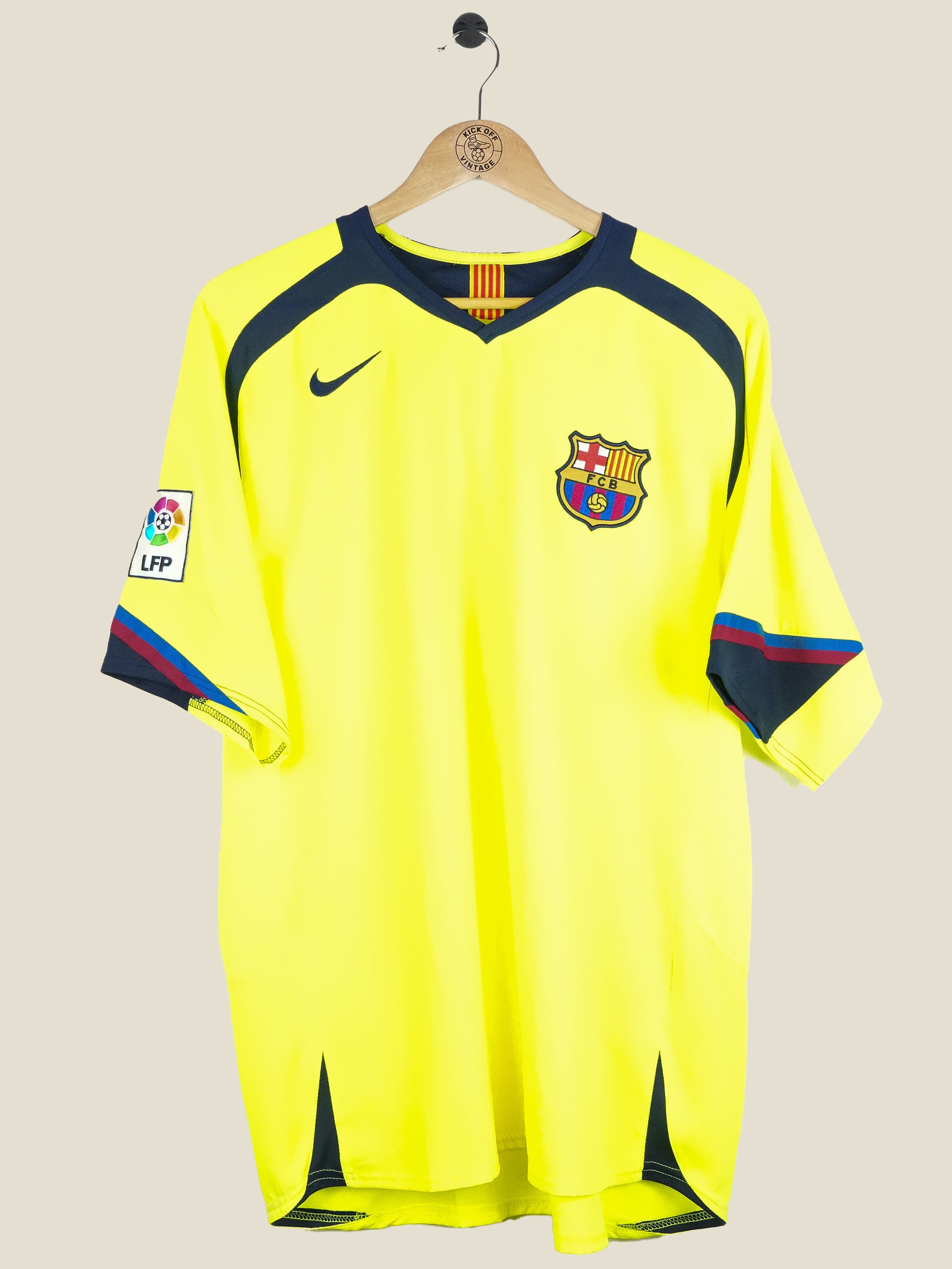 BARCELONA 2005/06 RONALDINHO AWAY (L) NIKE