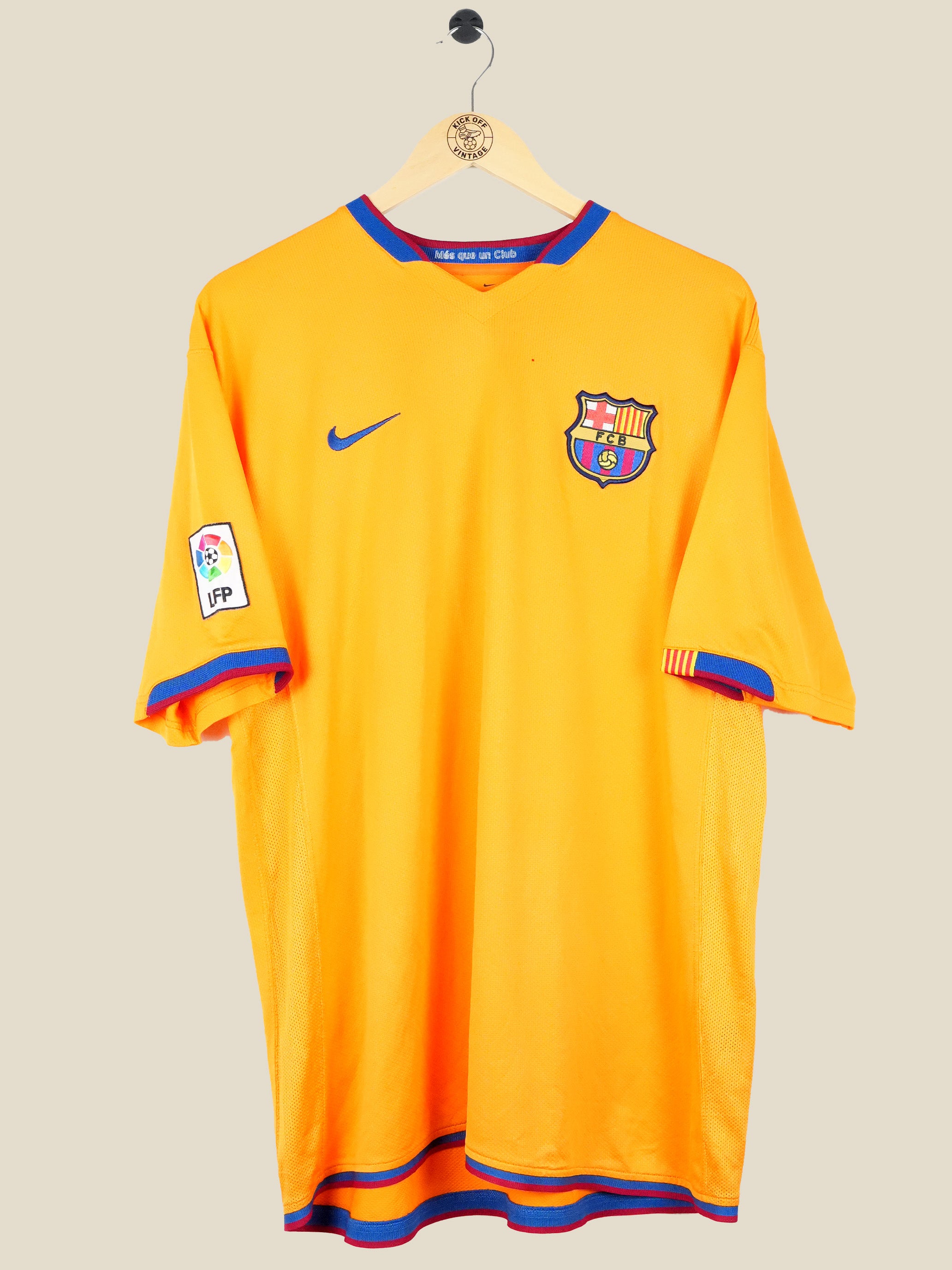 BARCELONA 2006/07 RONALDINHO AWAY (XL) NIKE