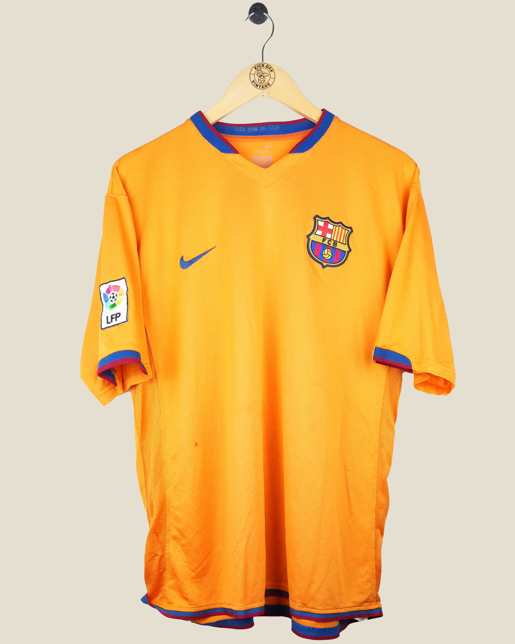 BARCELONA 2006/07 RONALDINHO AWAY SHIRT (XL) NIKE
