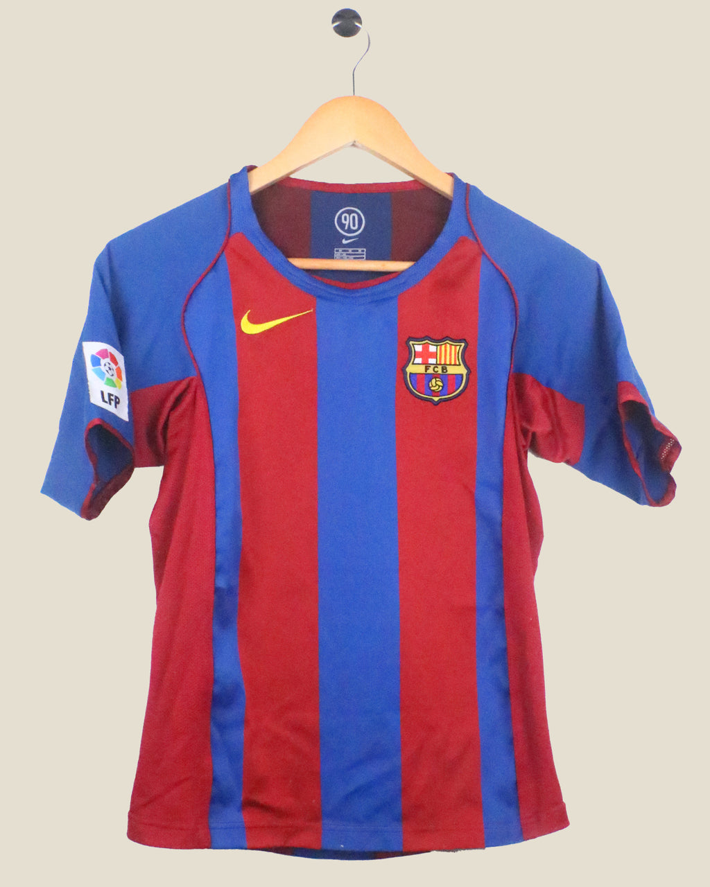 BARCELONA 2005/06 RONALDINHO #10 HOME (KIDS M) NIKE