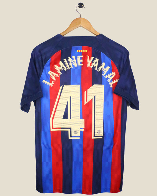 BARCELONA 2022/23 LAMINE YAMAL #41 HOME (M) NIKE