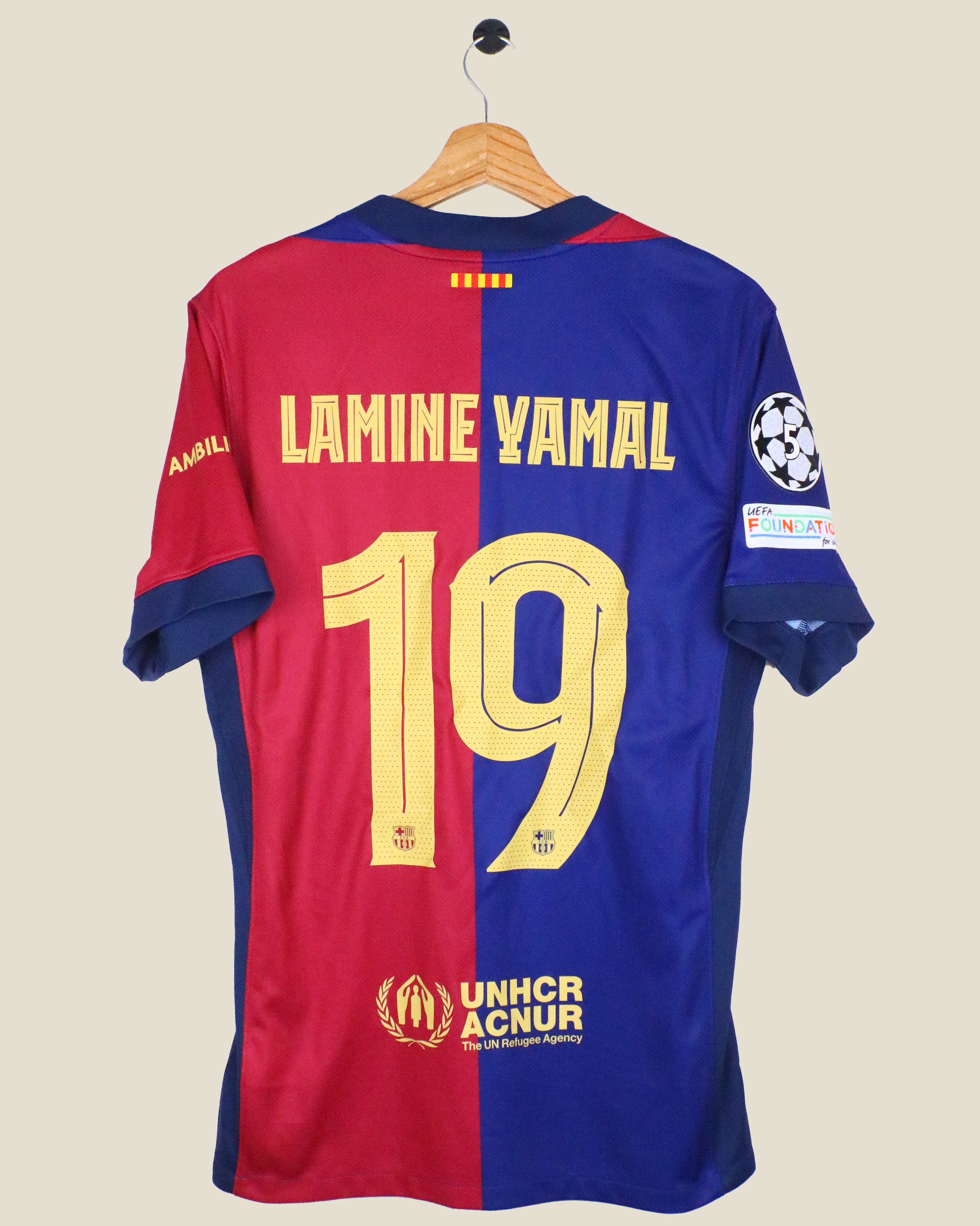 BARCELONA 2024/25 YAMAL UCL HOME (M) NIKE