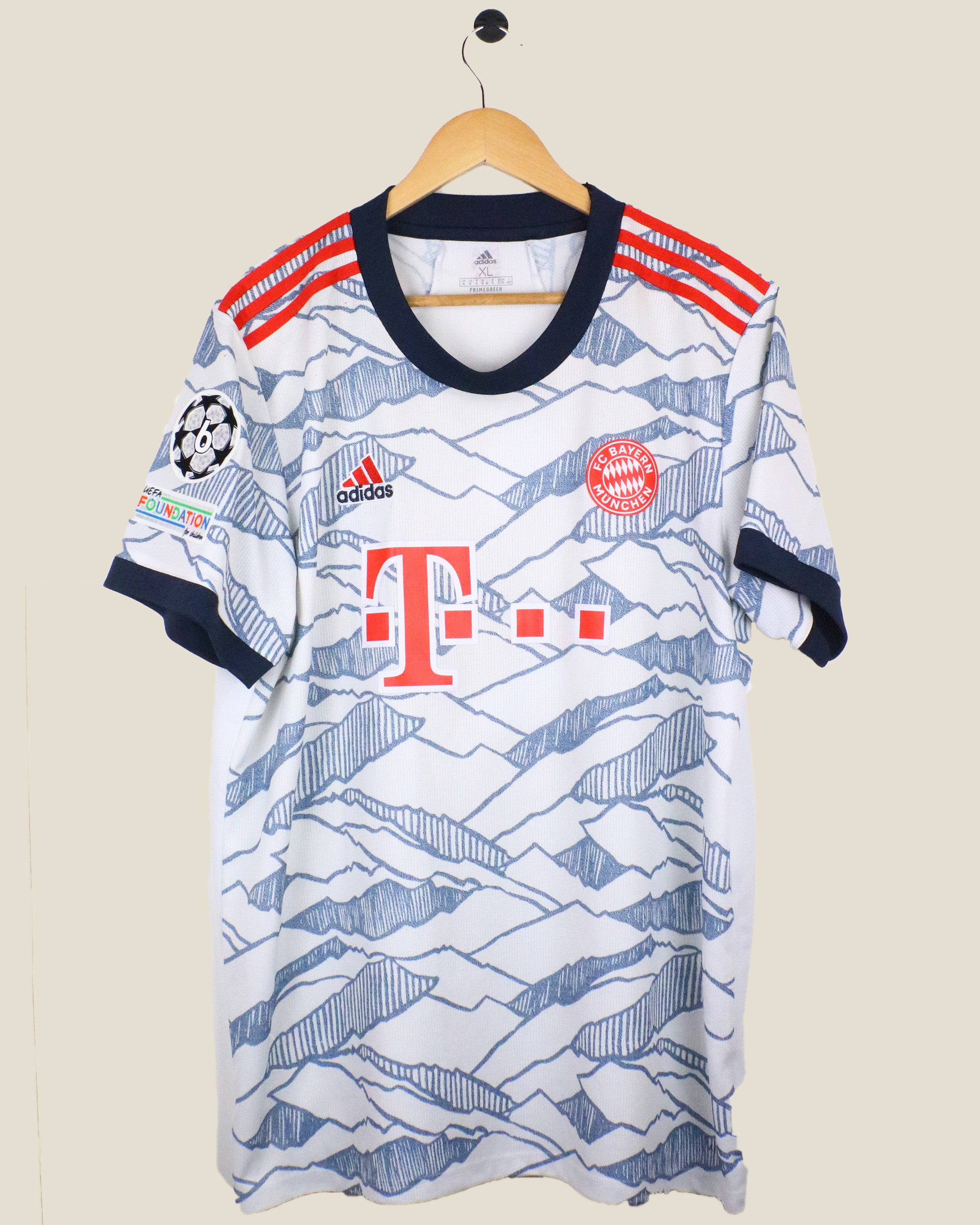 BAYERN MUNICH 2021/22 LEWANDOWSKI #9 UCL AWAY (XL) ADIDAS