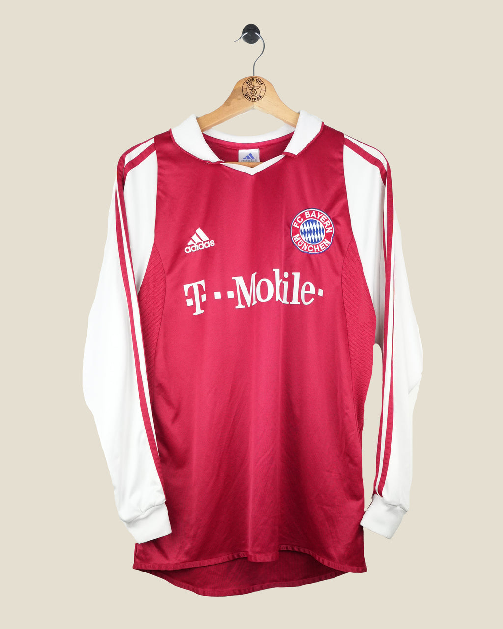 BAYERN MUNICH 2003/05 BALLACK HOME L/S SHIRT (M) ADIDAS