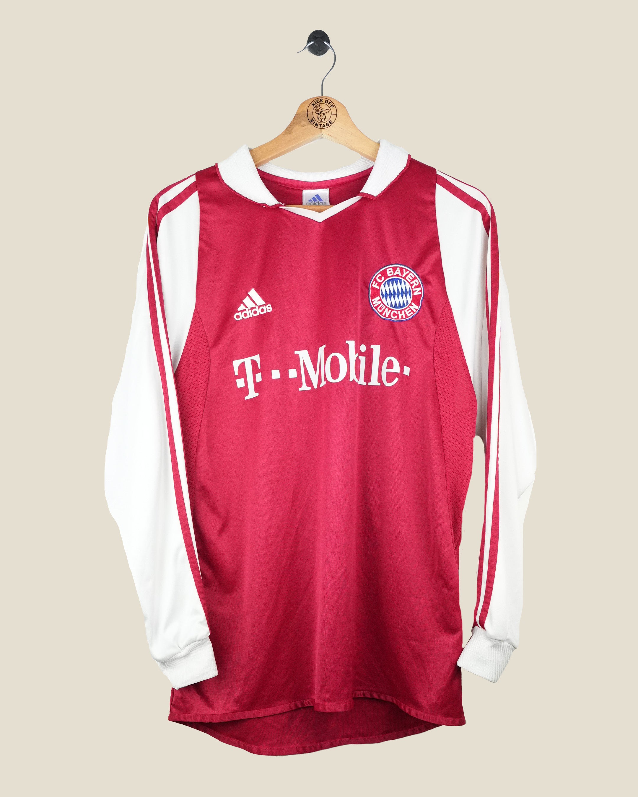 BAYERN MUNICH 2003/05 BALLACK HOME L/S SHIRT (M) ADIDAS