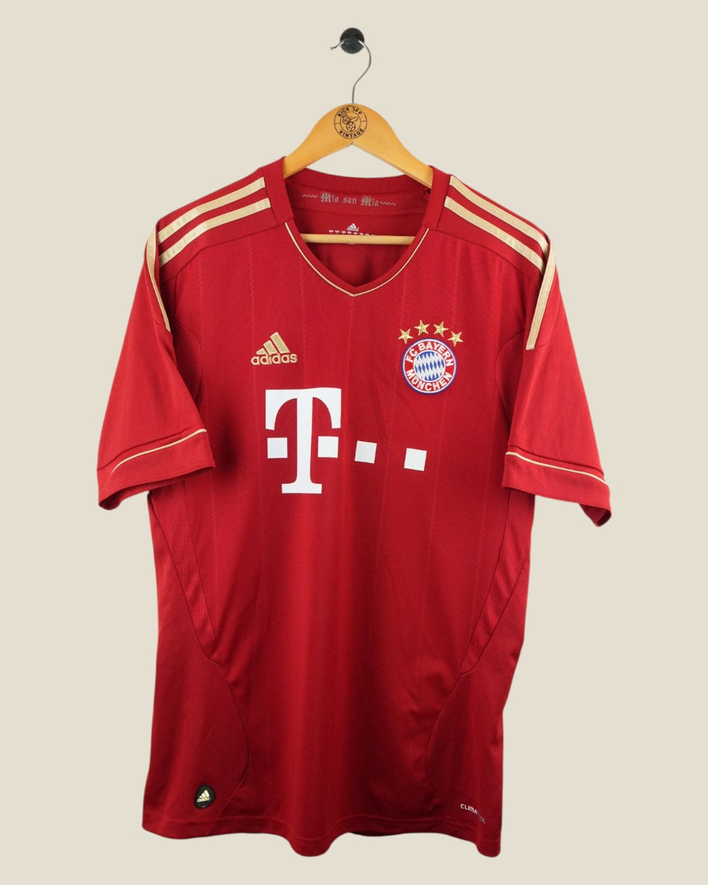 BAYERN MUNICH 2011/12 BOATENG HOME SHIRT (L) ADIDAS