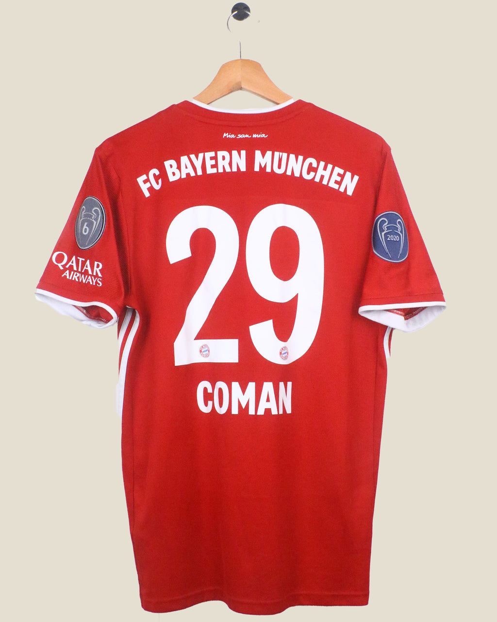 BAYERN MUNICH 2020/21 COMAN #29 UCL HOME (S) ADIDAS