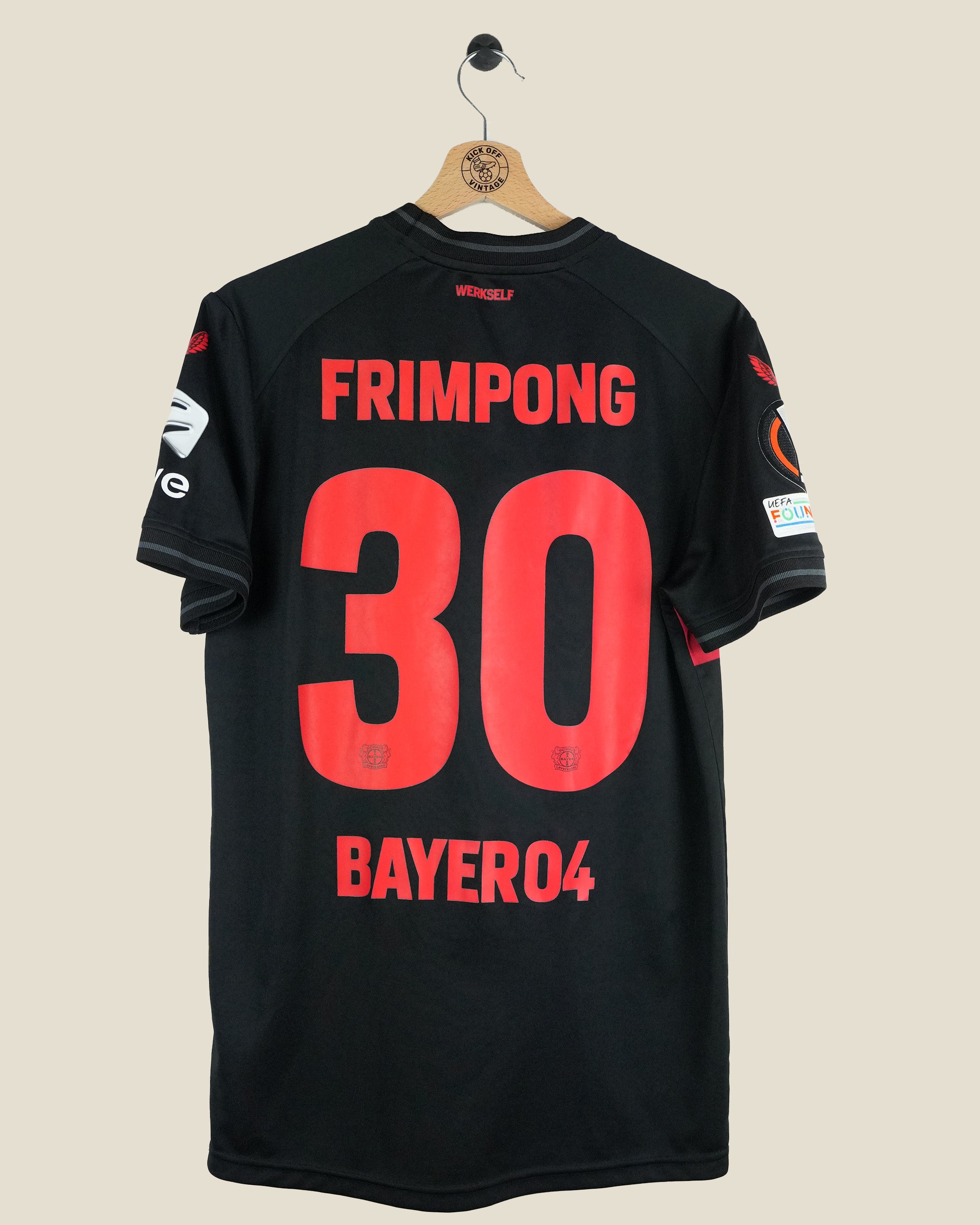 BAYER LEVERKUSEN 2023/24 FRIMPONG HOME SHIRT (S) CASTORE