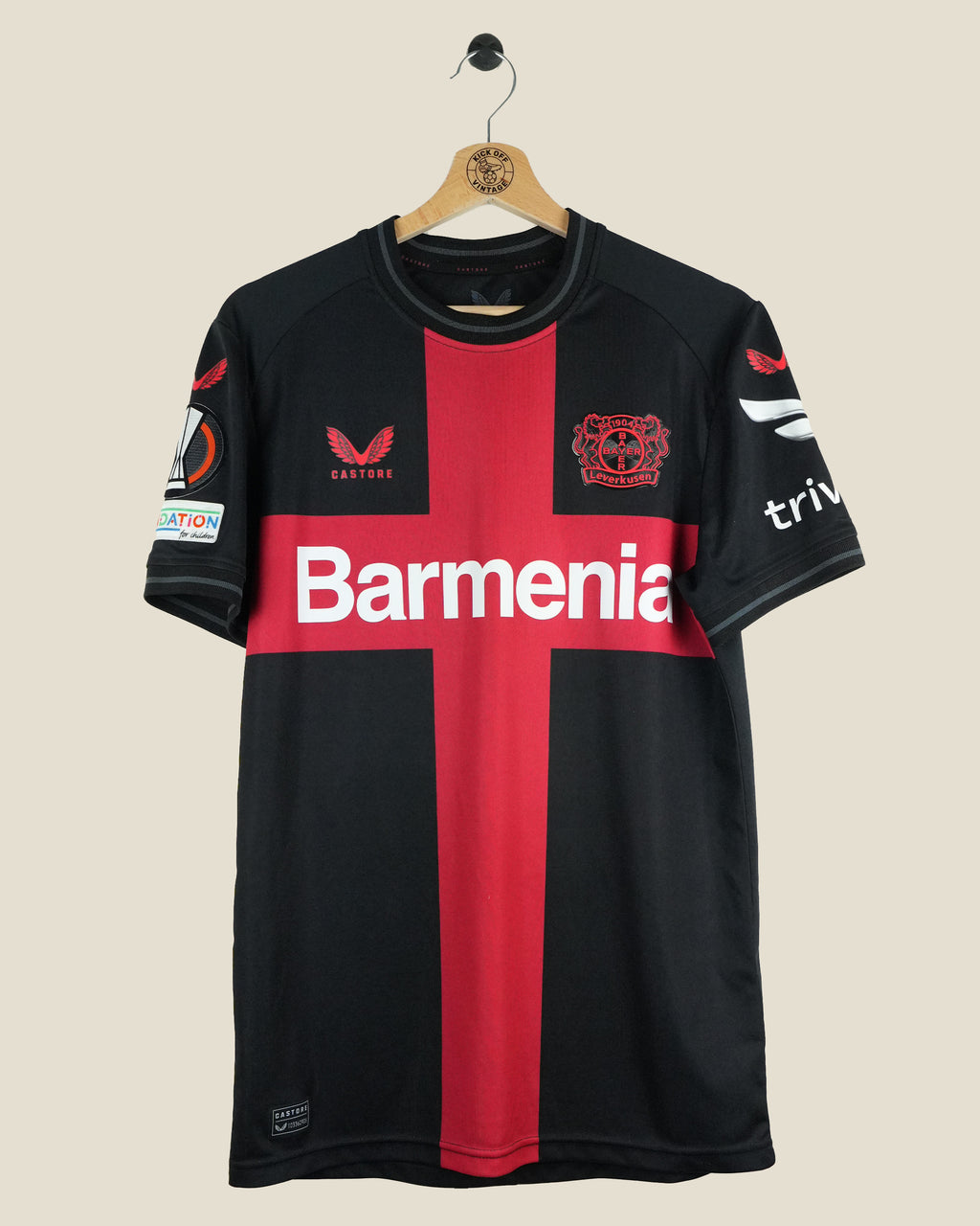 BAYER LEVERKUSEN 2023/24 FRIMPONG HOME SHIRT (S) CASTORE
