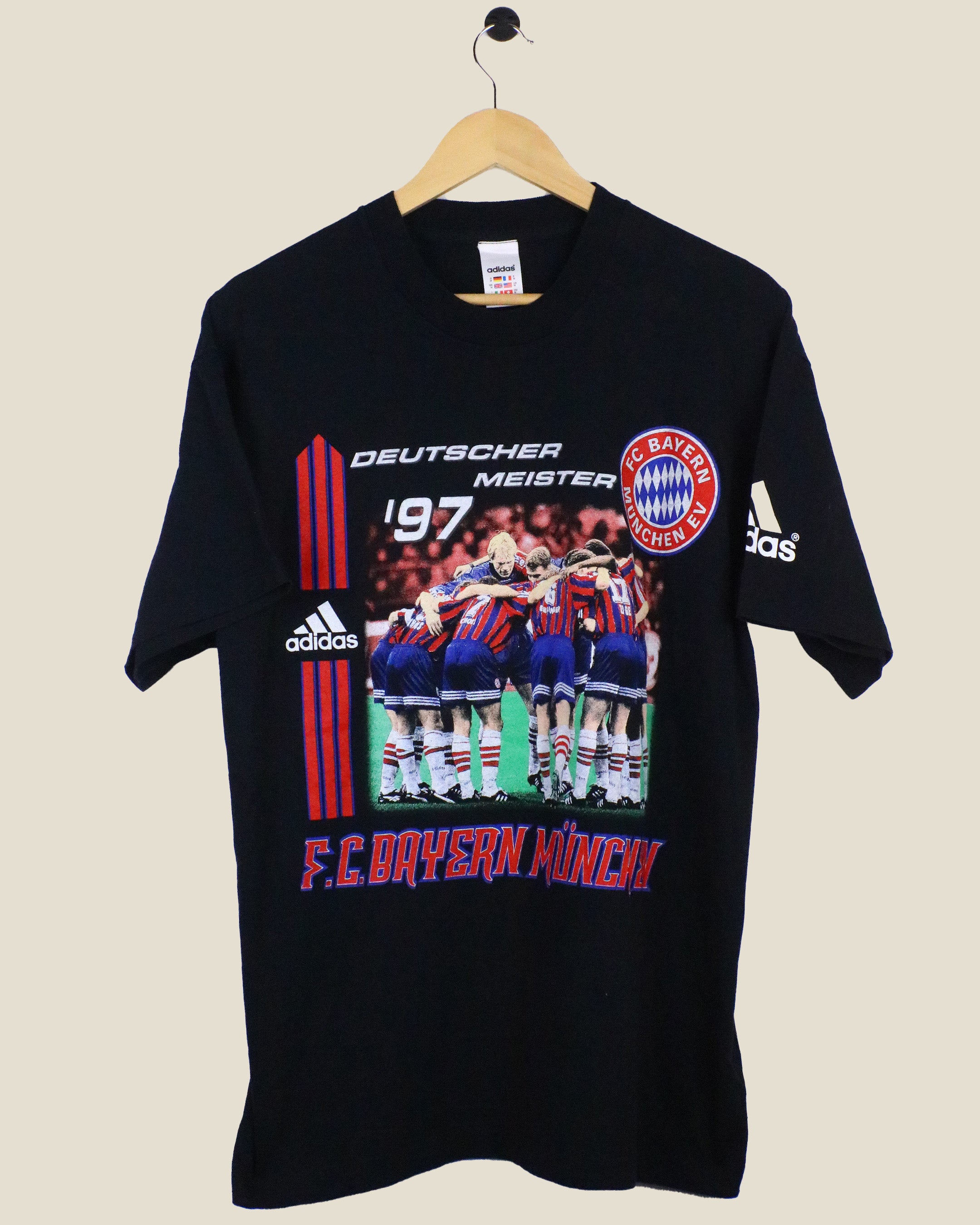 BAYERN MUNICH 1997 CHAMPION SHIRT (M) ADIDAS