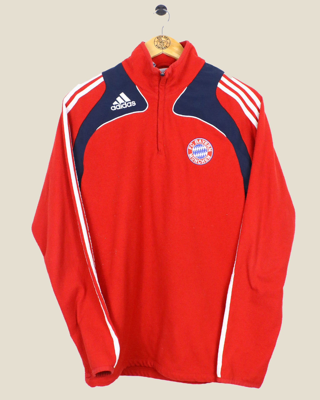 BAYERN MUNICH 2008/09 QUARTER ZIP (S) ADIDAS
