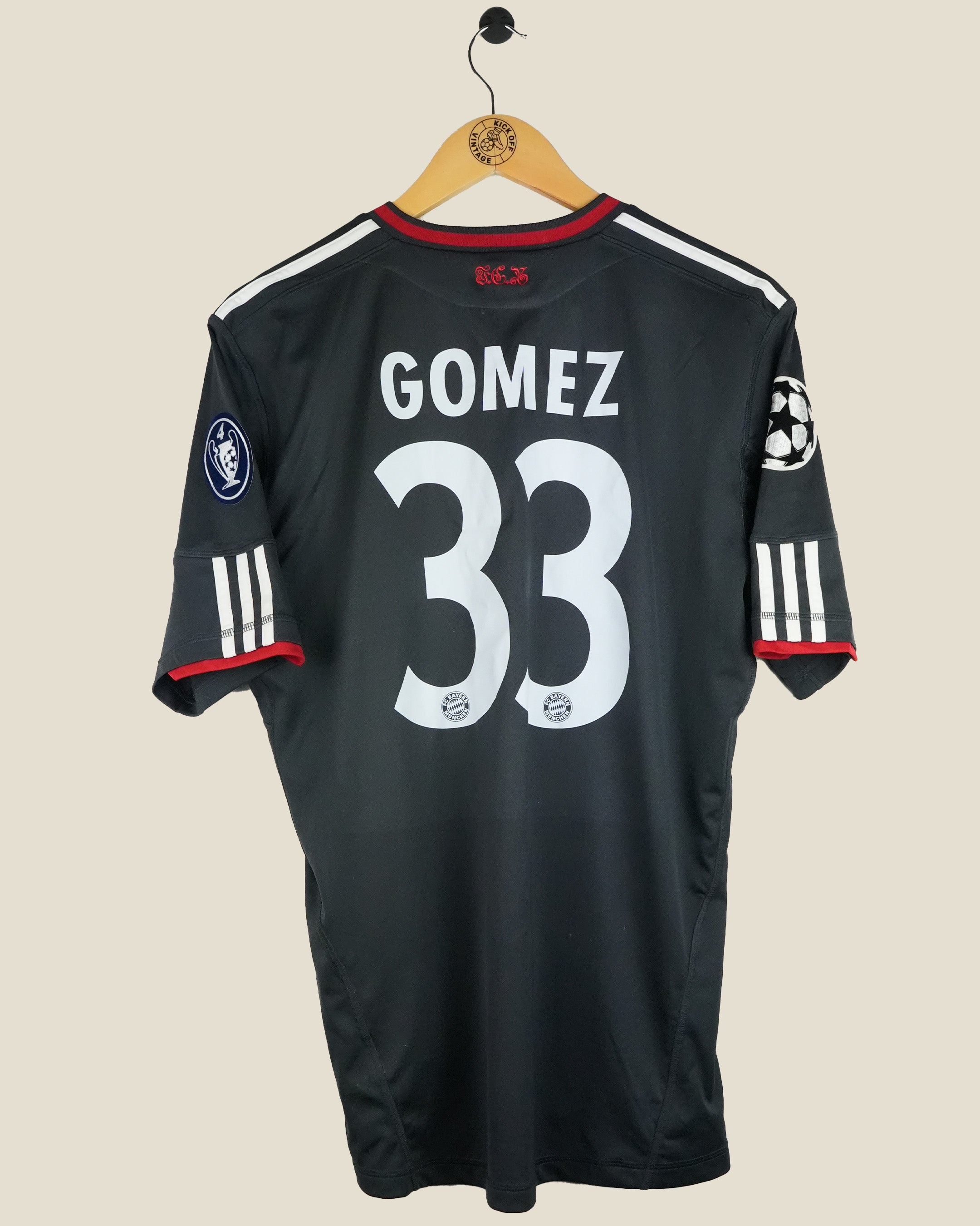 BAYERN MUNICH 2010/11 GOMEZ THIRD SHIRT (M) ADIDAS