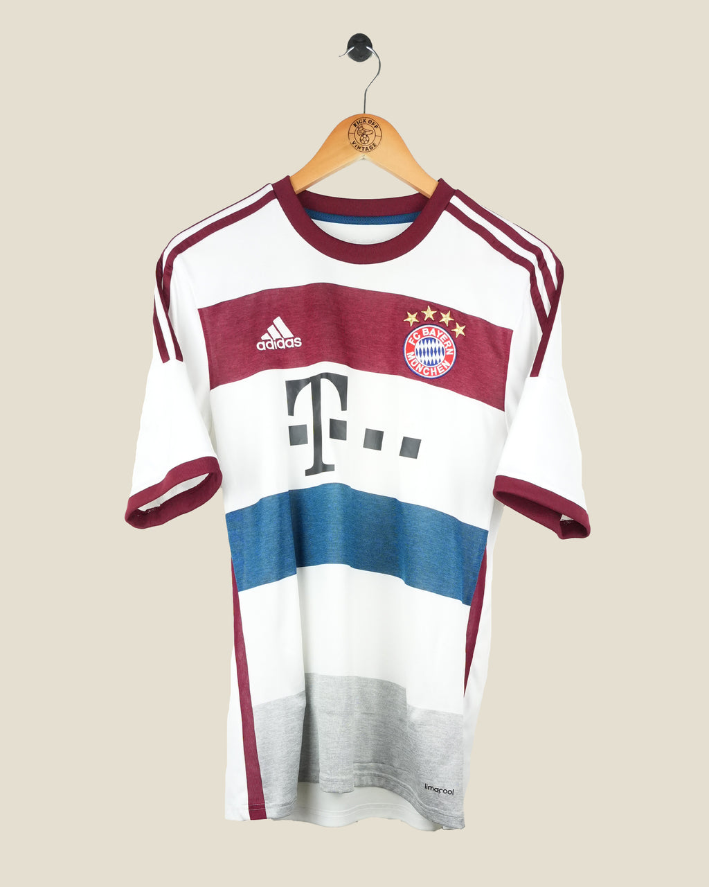 BAYERN MUNICH 2014/15 LEWANDOWSKI AWAY SHIRT (M) ADIDAS