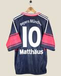 BAYERN MUNICH 1997/99 MATTHÄUS HOME SHIRT (L) ADIDAS