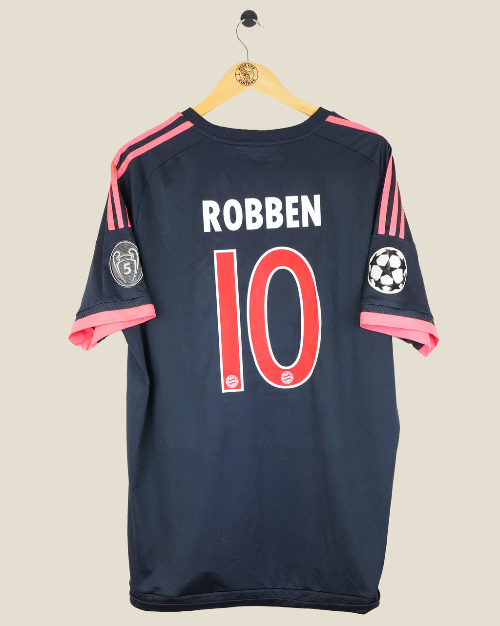 BAYERN MUNICH 2015/16 ROBBEN UCL THIRD SHIRT (XL) ADIDAS