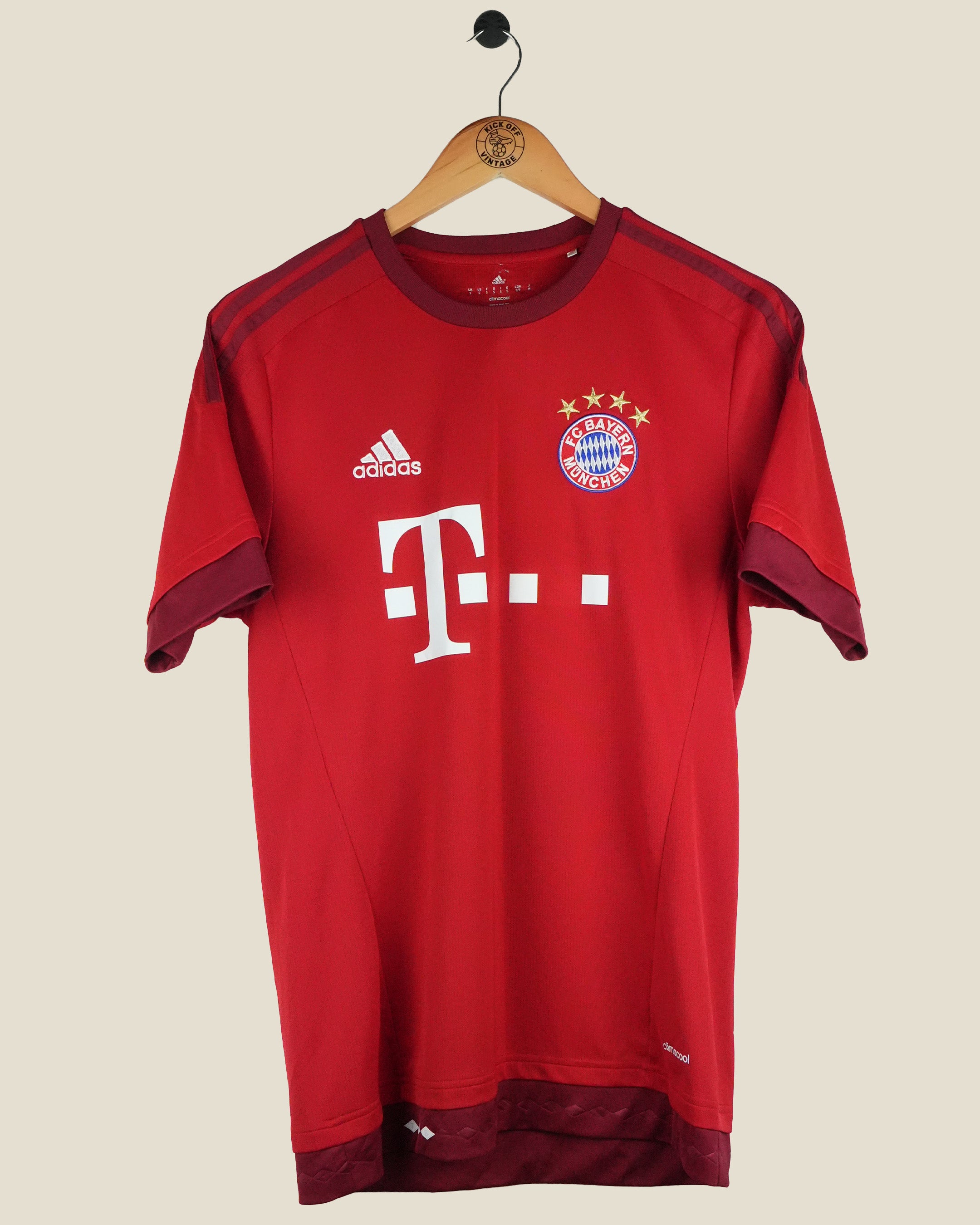 BAYERN MUNICH 2015/16 ROBBEN HOME SHIRT (S) ADIDAS