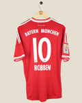BAYERN MUNICH 2013/14 ROBBEN HOME SHIRT (M) ADIDAS