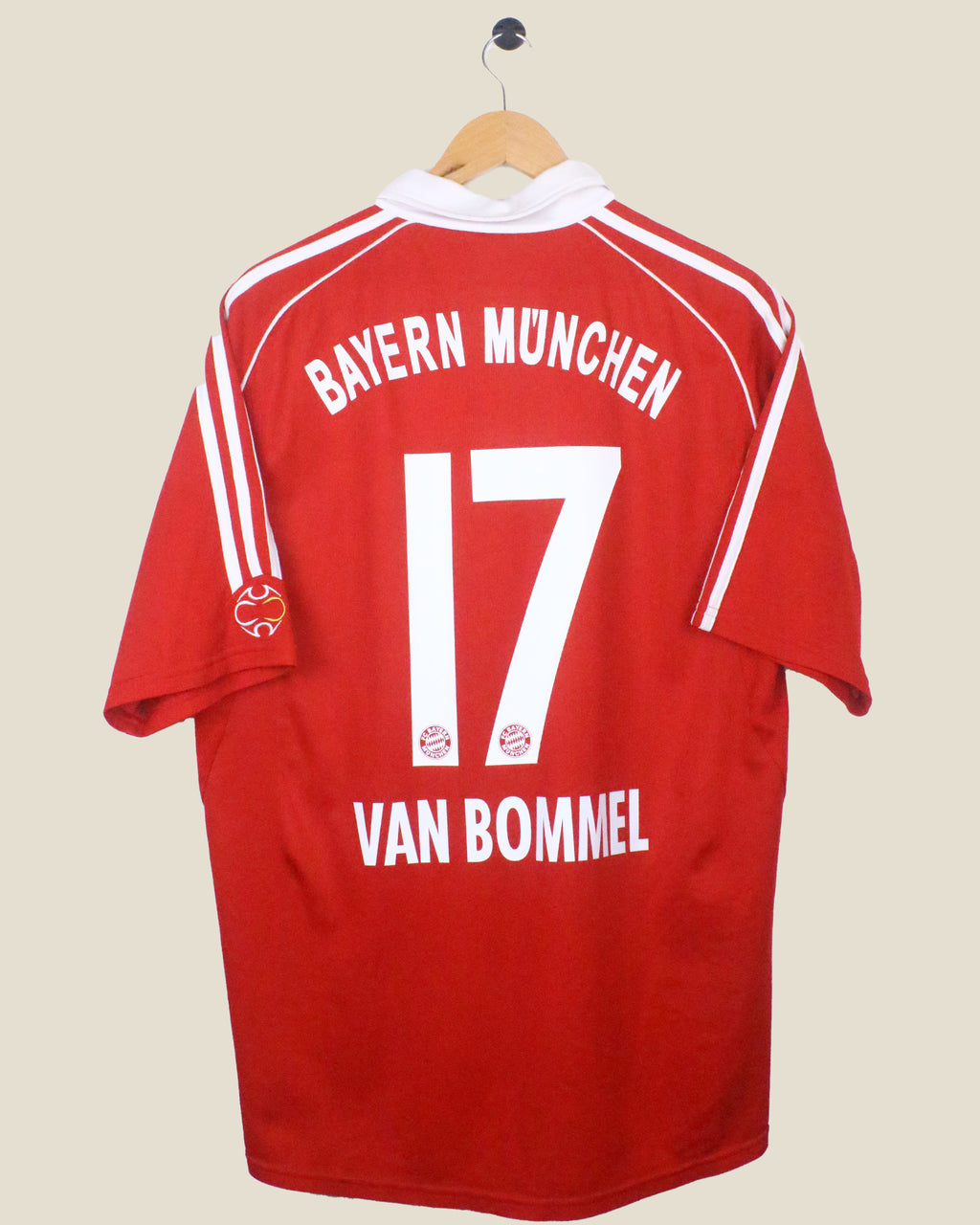 BAYERN MUNICH 2005/07 VAN BOMMEL #17 HOME (L) ADIDAS