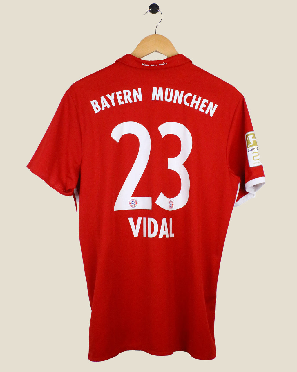 BAYERN MUNICH 2016/17 VIDAL #23 HOME (L) ADIDAS