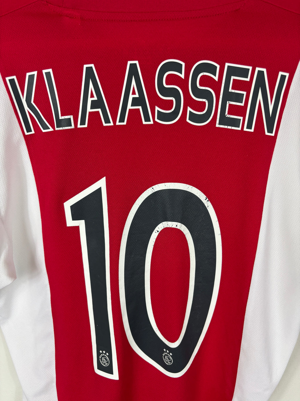 AJAX 2015/16 KLAASEN #10 CRUIJFF TRIBUTE HOME SHIRT (M) ADIDAS
