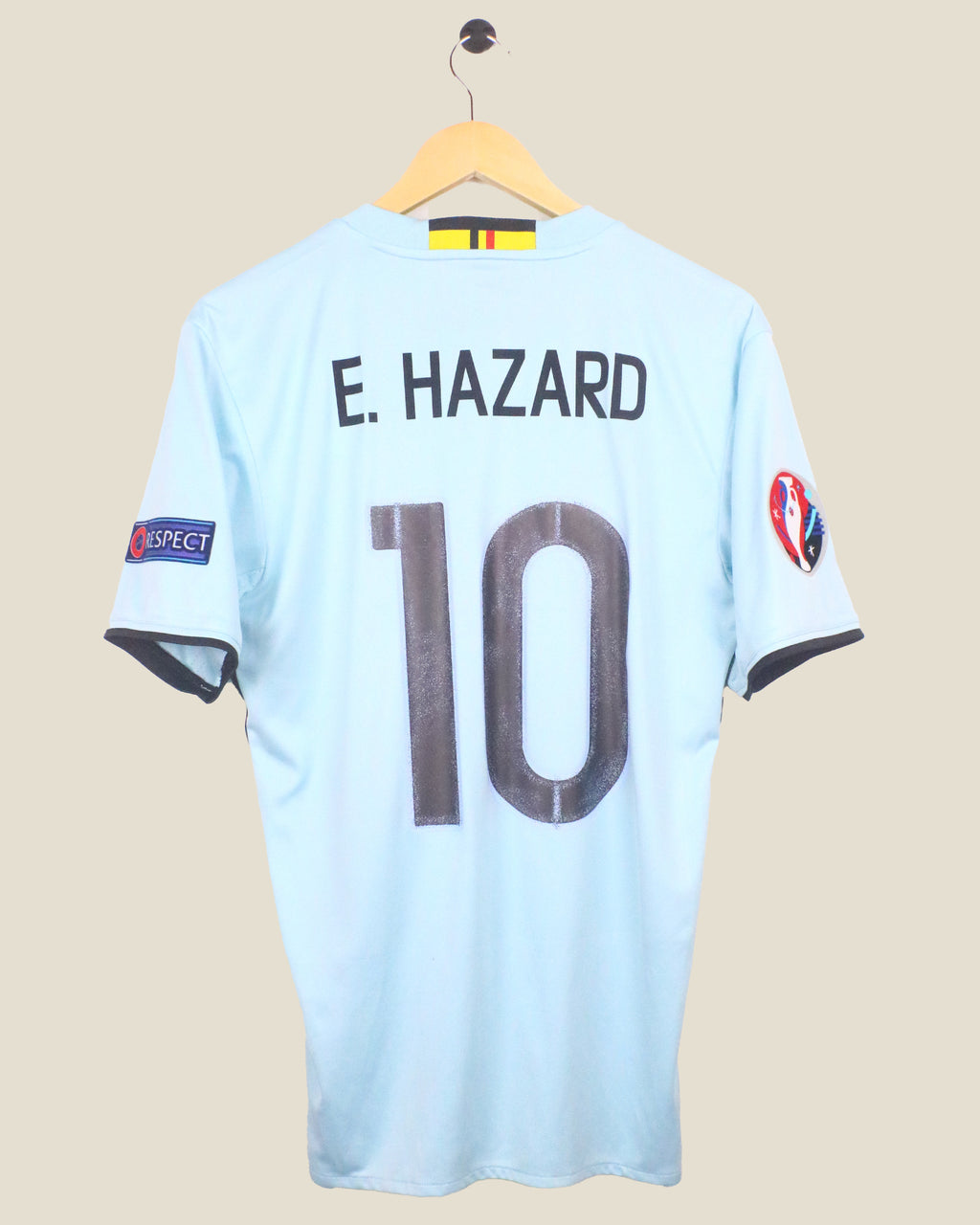BELGIUM 2016 HAZARD #10 AWAY (S) ADIDAS