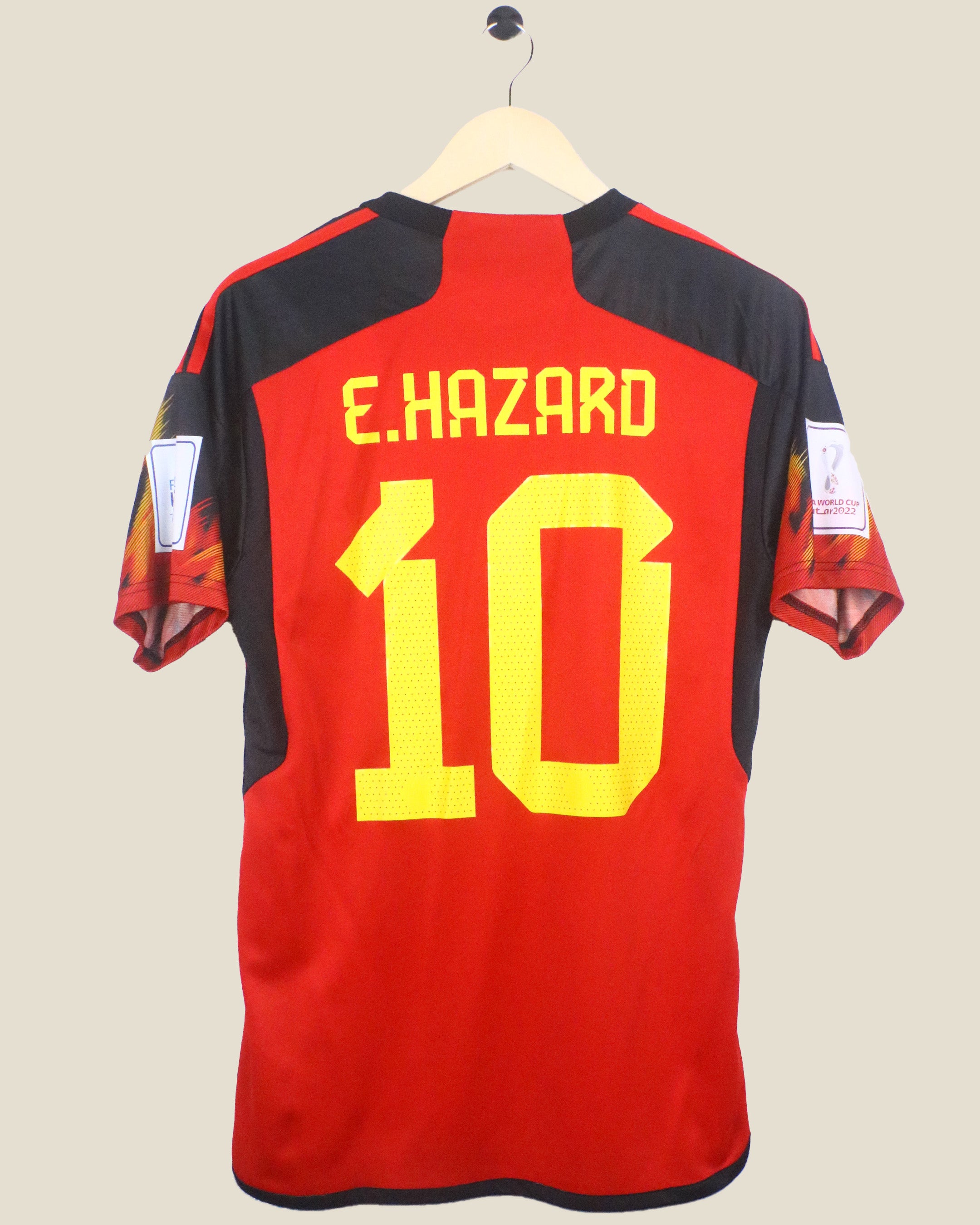 BELGIUM 2022 HAZARD #10 WORLD CUP HOME BNWT (S) ADIDAS