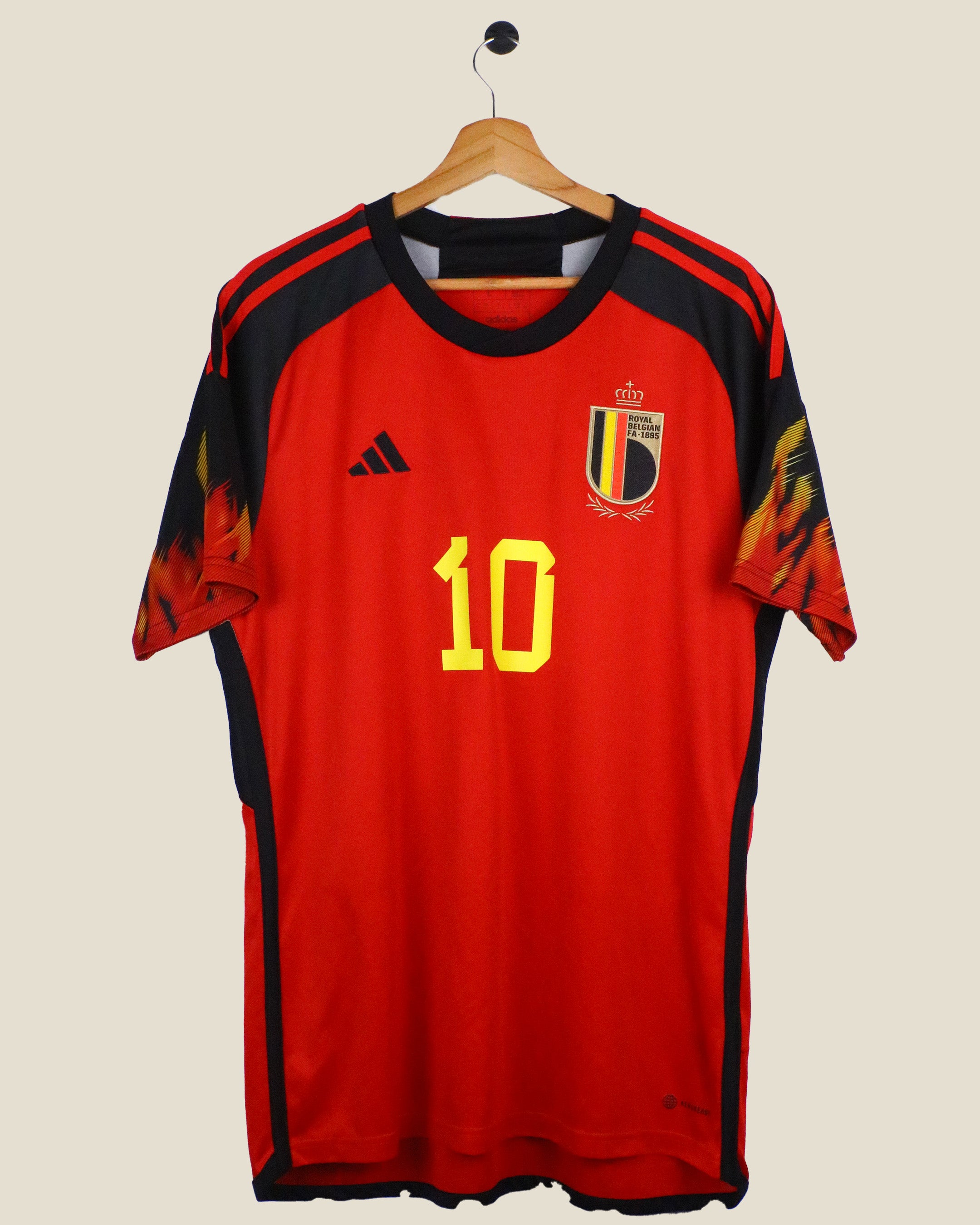 BELGIUM 2022/23 HAZARD #10 HOME (L) ADIDAS