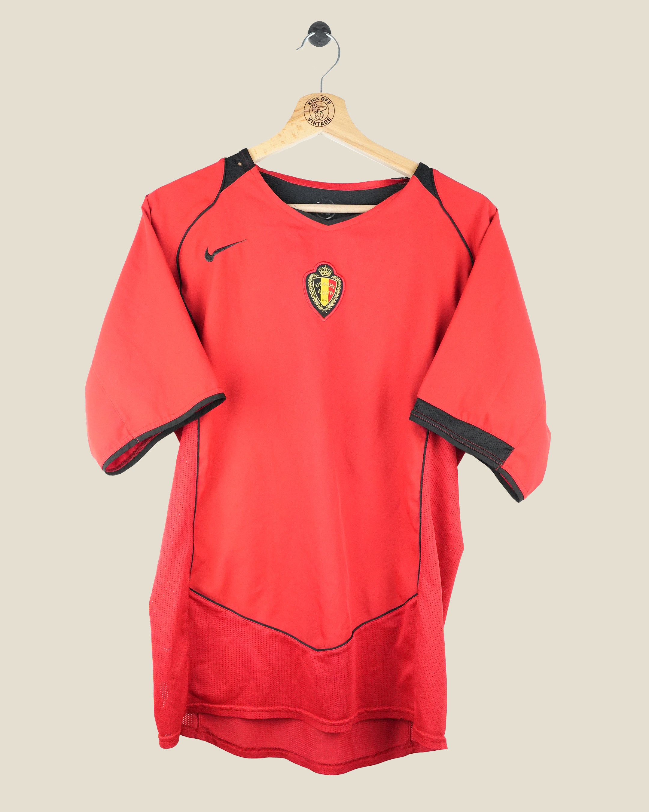 BELGIUM 2004 HOME SHIRT (M) NIKE
