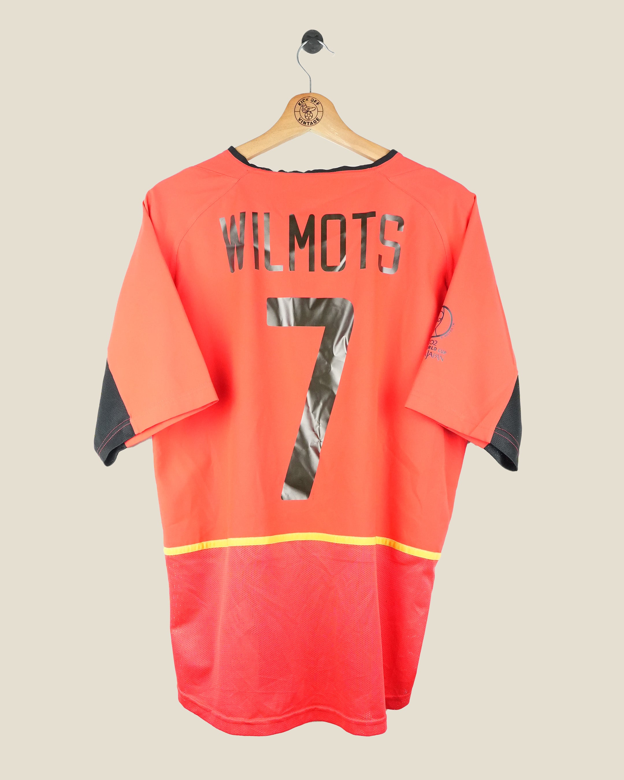 BELGIUM 2002 WILMOTS HOME SHIRT (M) NIKE