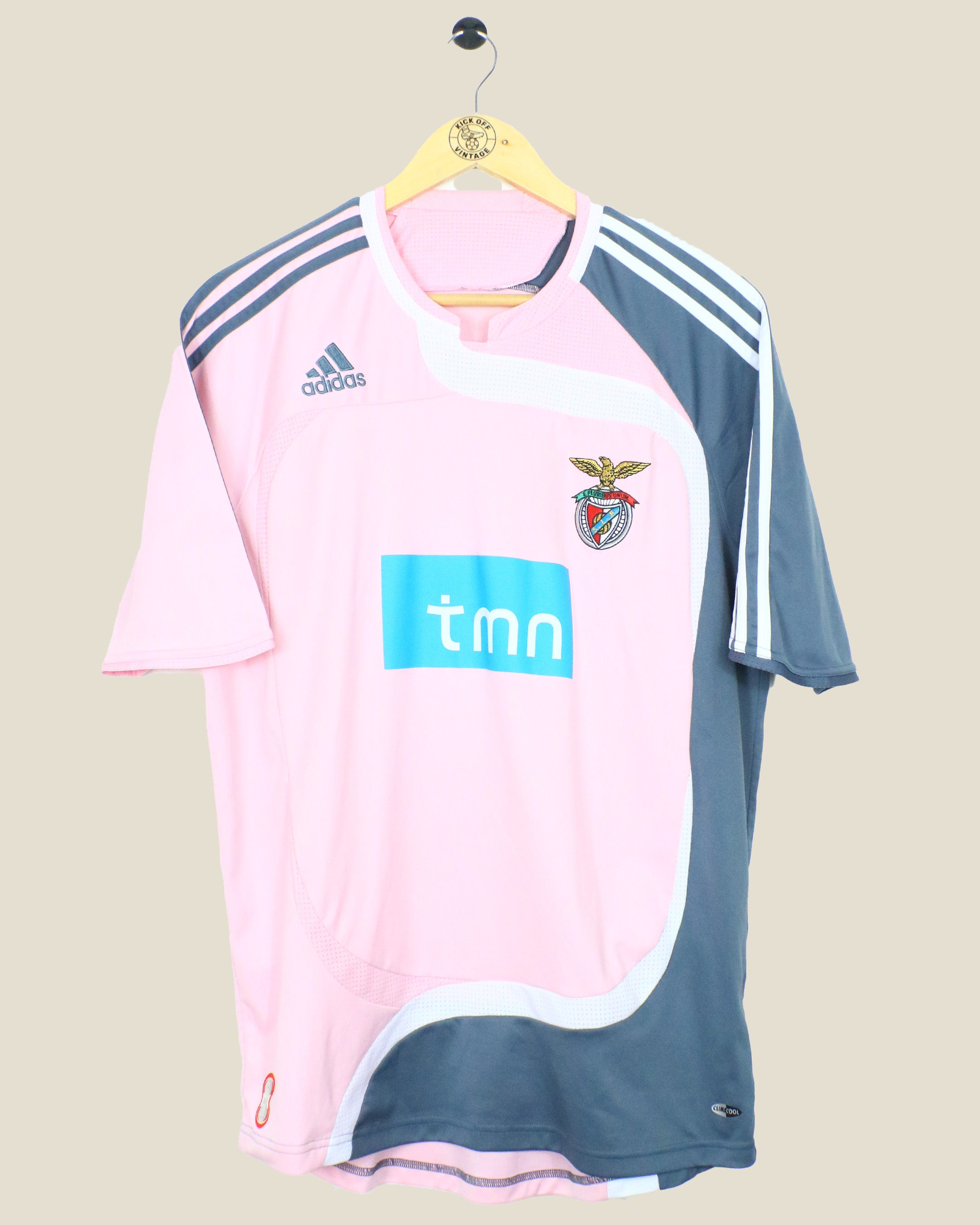 BENFICA 2007/08 RUI COSTA AWAY SHIRT (M) ADIDAS