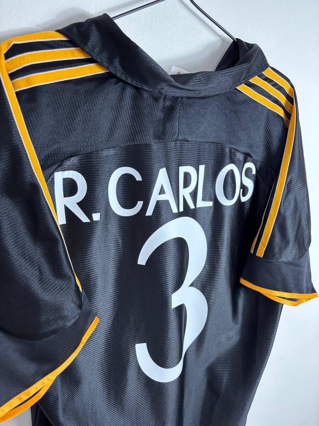 REAL MADRID 1999/00 CARLOS #3 AWAY SHIRT (L) ADIDAS