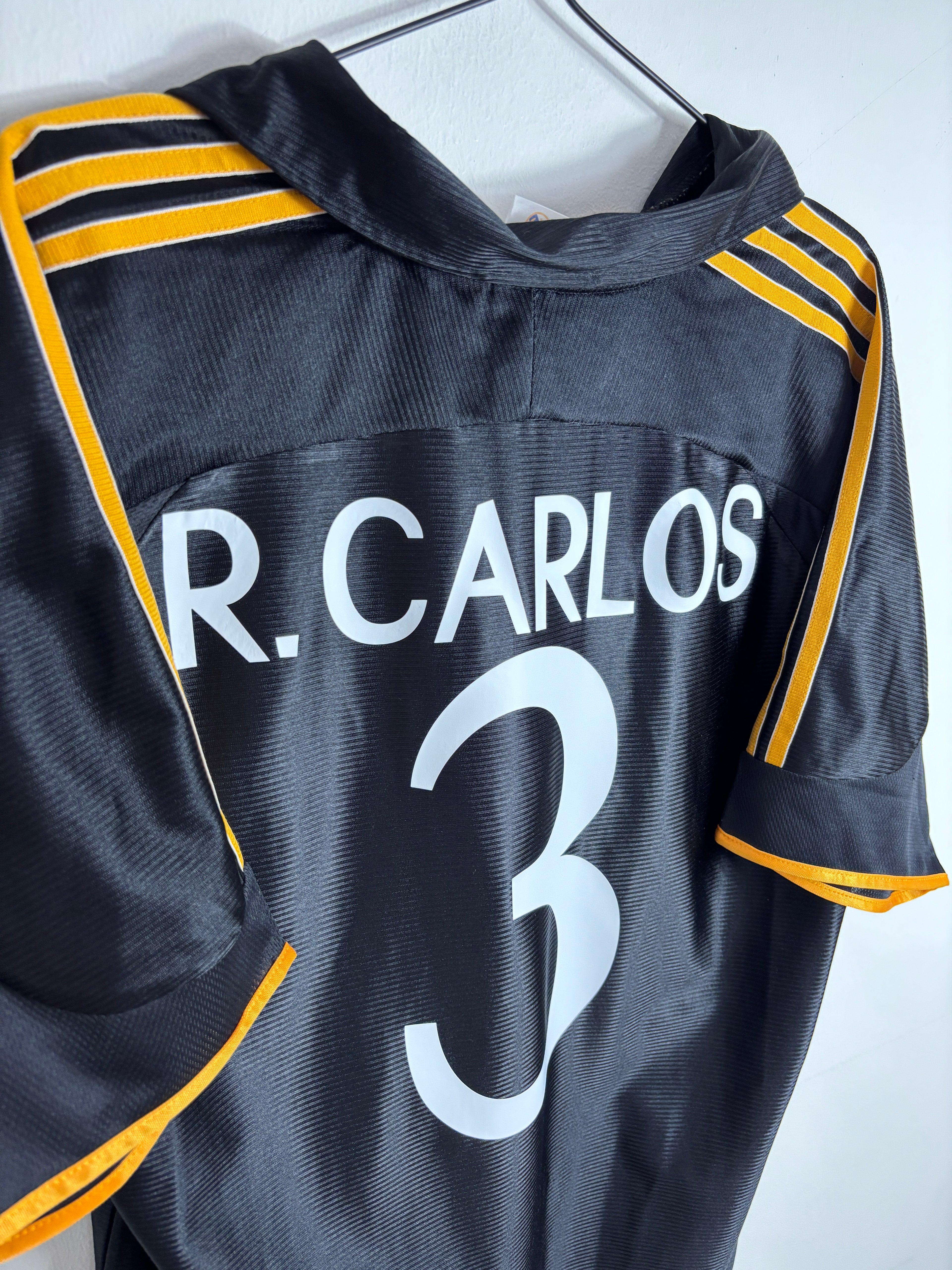 REAL MADRID 1999/00 CARLOS #3 AWAY SHIRT (L) ADIDAS