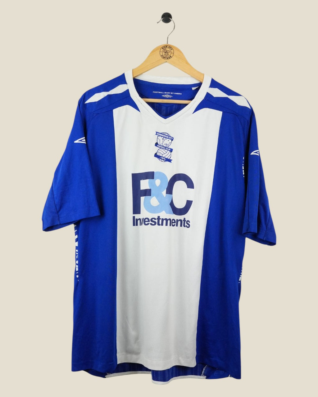 BIRMINGHAM CITY 2007/08 HOME SHIRT (XXL) UMBRO