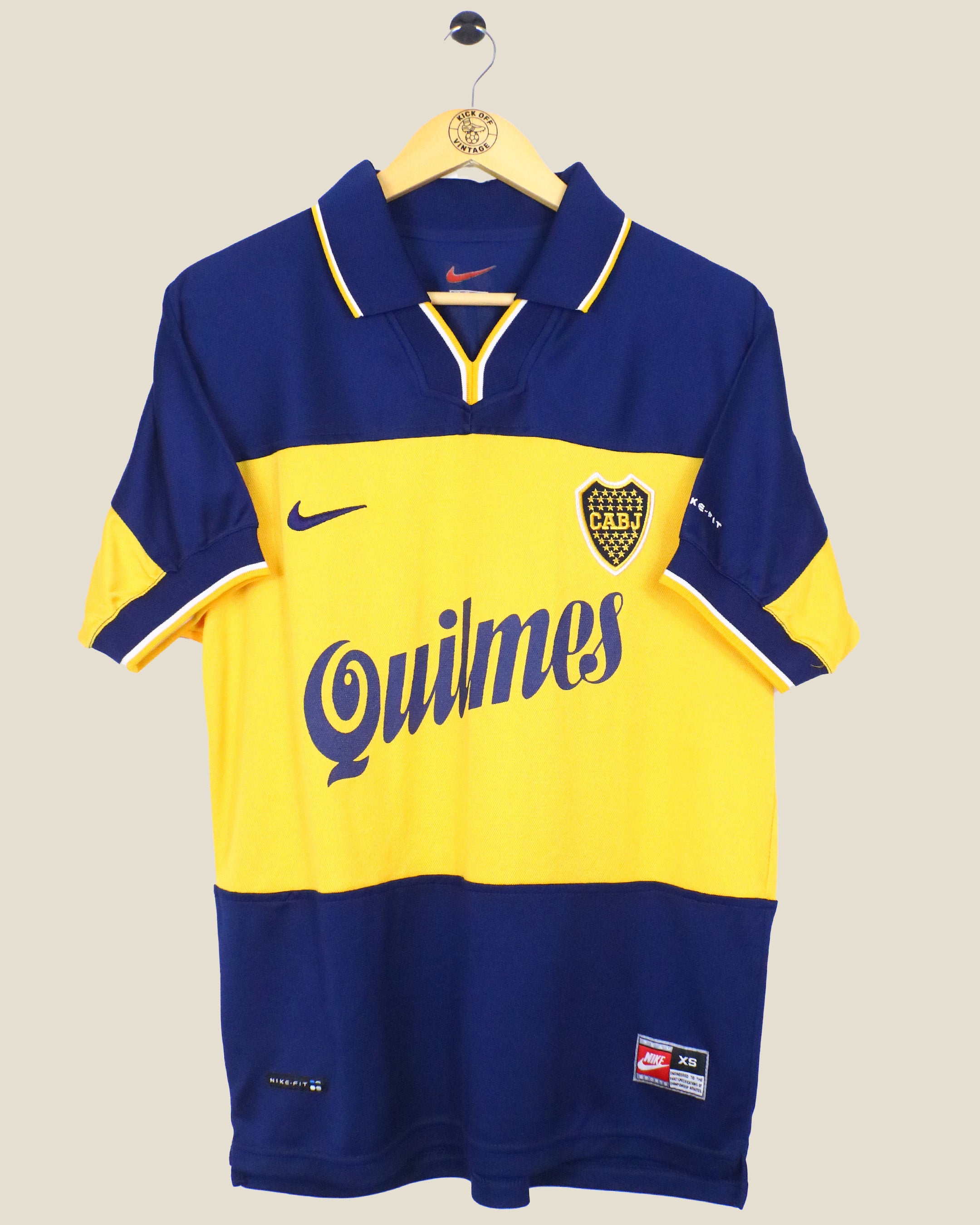 BOCA JUNIORS 1998/00 HOME SHIRT (XS) NIKE